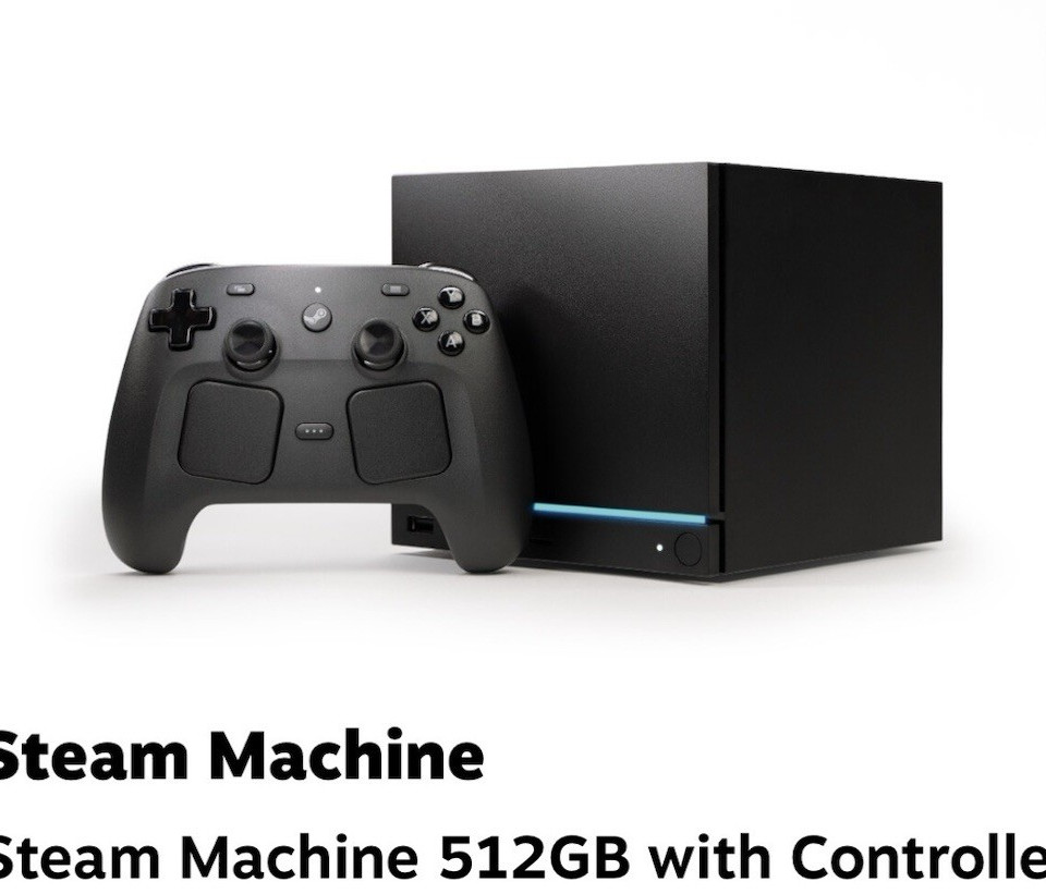 Valve Steam Machine 512GB Home Console w/ Controller Pre-Order