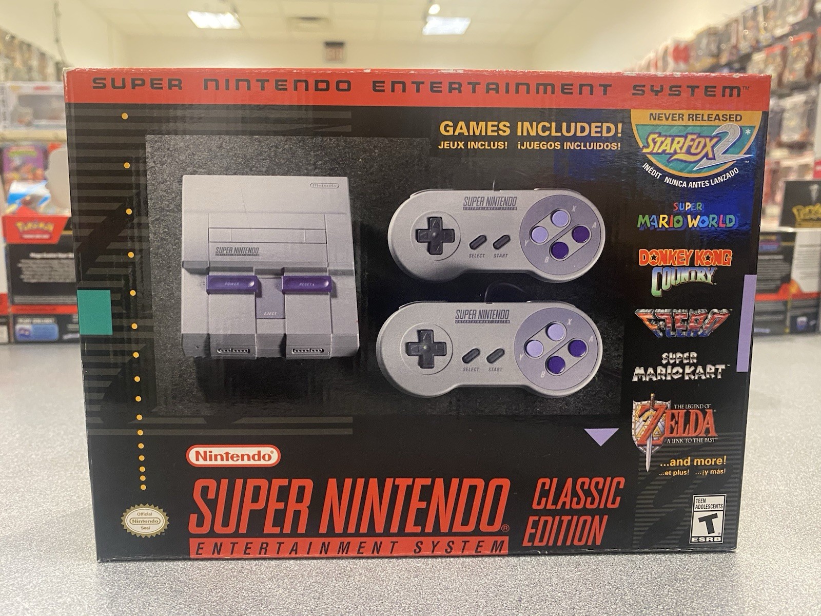 SNES Super Nintendo Entertainment System Original Classic Edition W/Receipt 2017