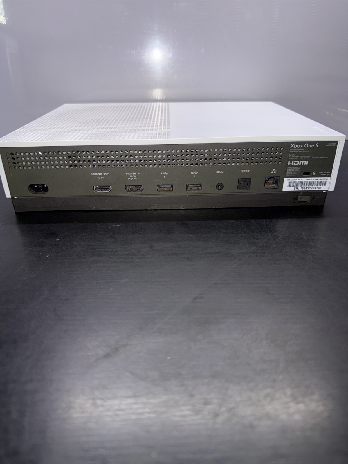 •Cosmetically Flawed/Read First•Microsoft Xbox One S 1TB Console – White