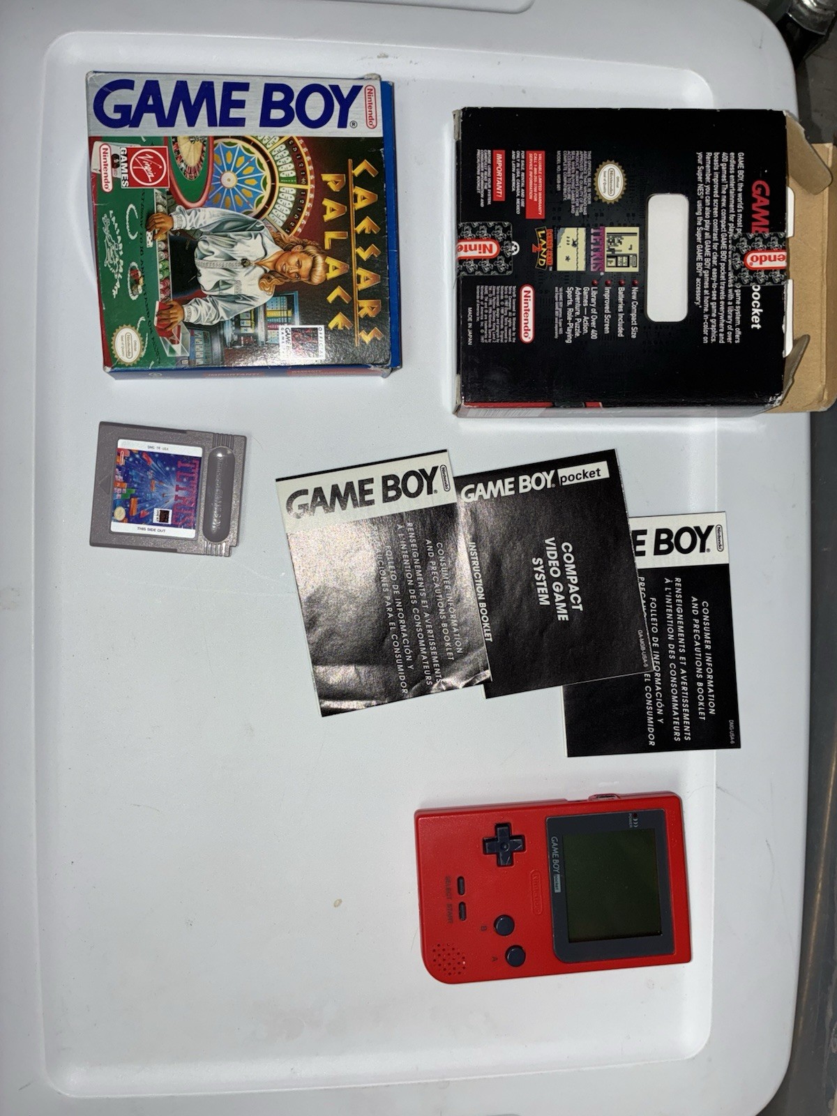 Nintendo Game Boy Pocket – Red