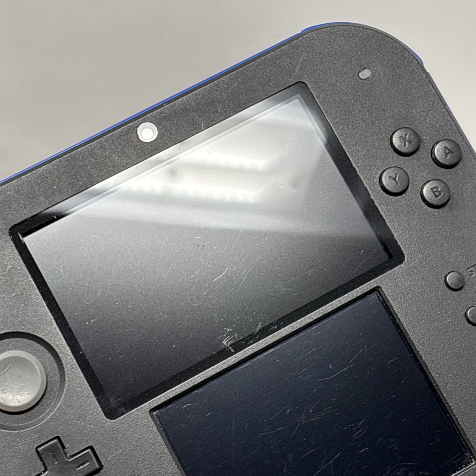 Nintendo 2DS Black/blue Handheld Console w/ AC Adapter OEM Case