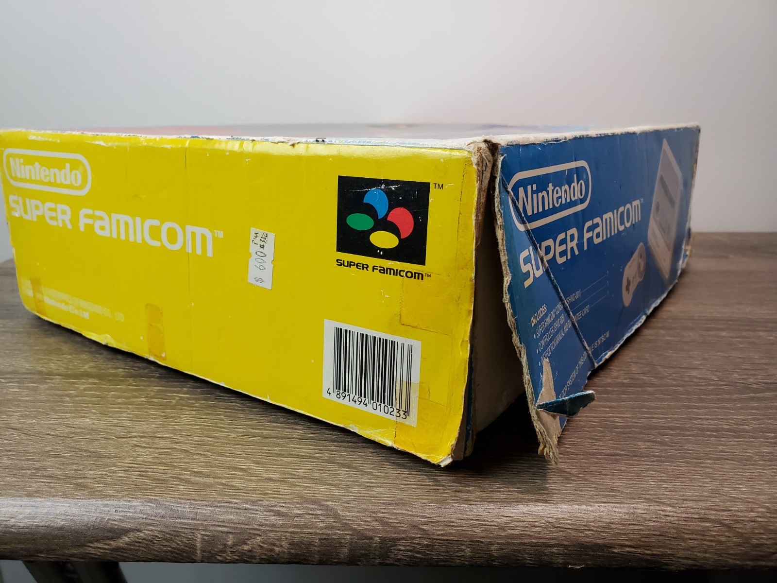 Nintendo Super Famicom Console With Box & Game SHVC-001(Read Description) Tested