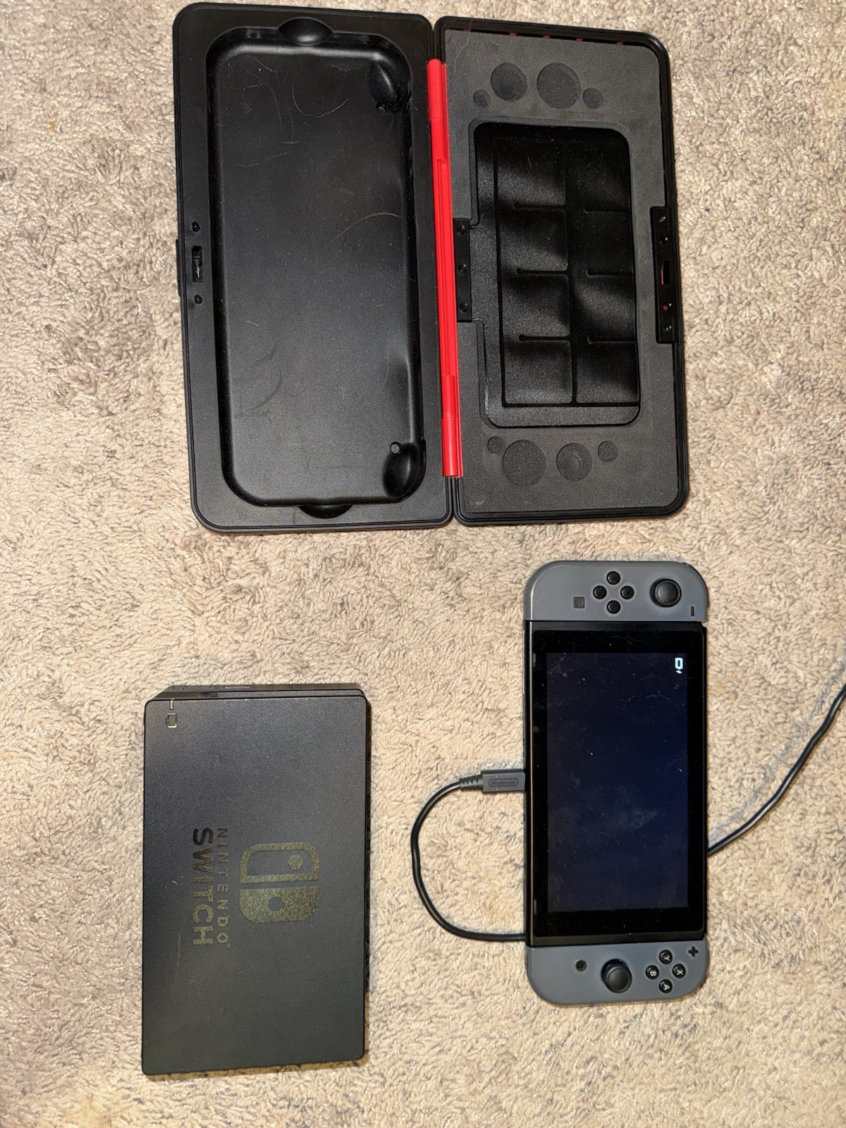 Nintendo Switch Console Gray with Dock, Gray Joy-Con, Wi-Fi Capability