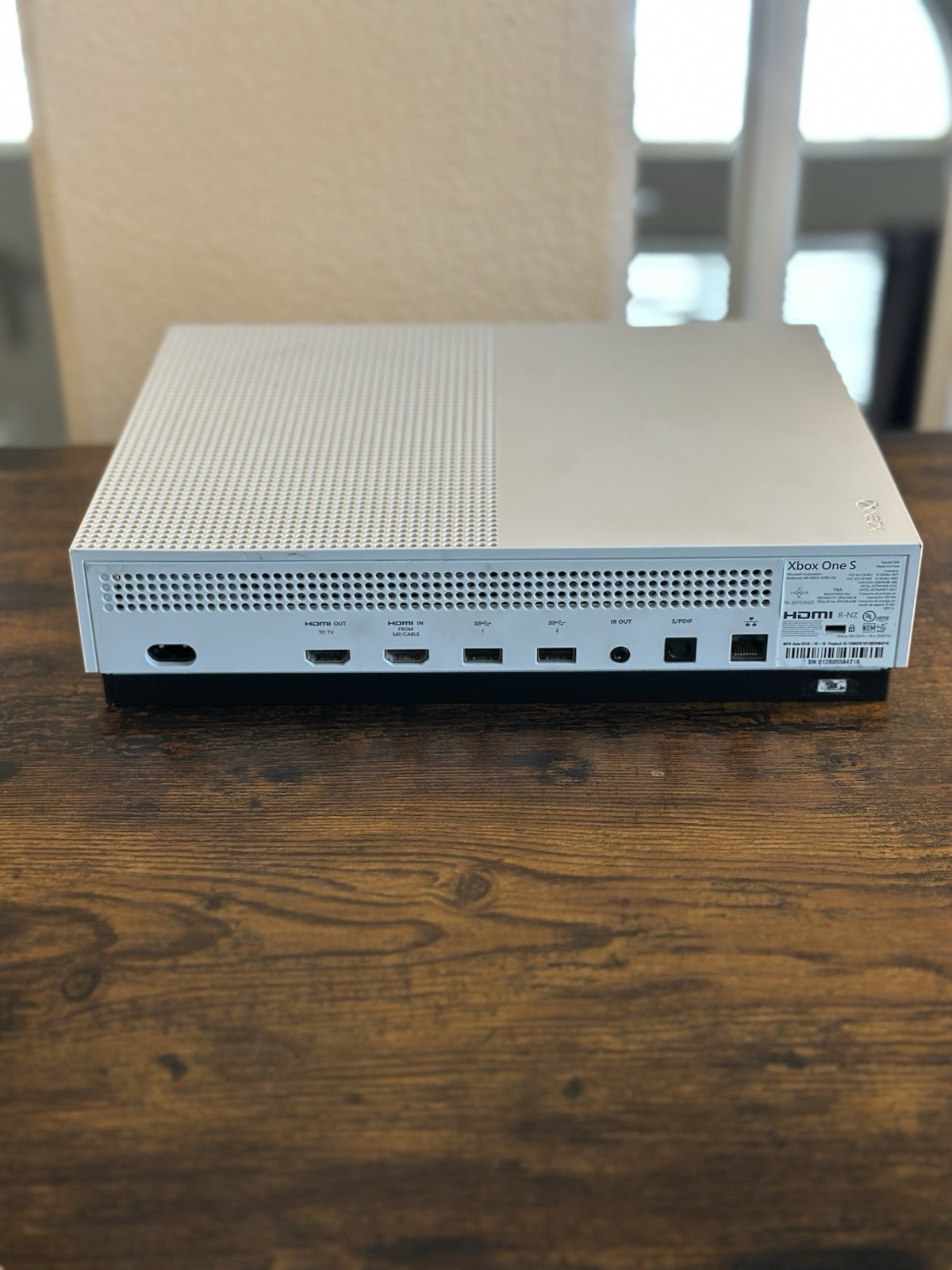 Microsoft Xbox One S 1TB White Console w/ Controller HDMI USB-A Ethernet Wi-Fi