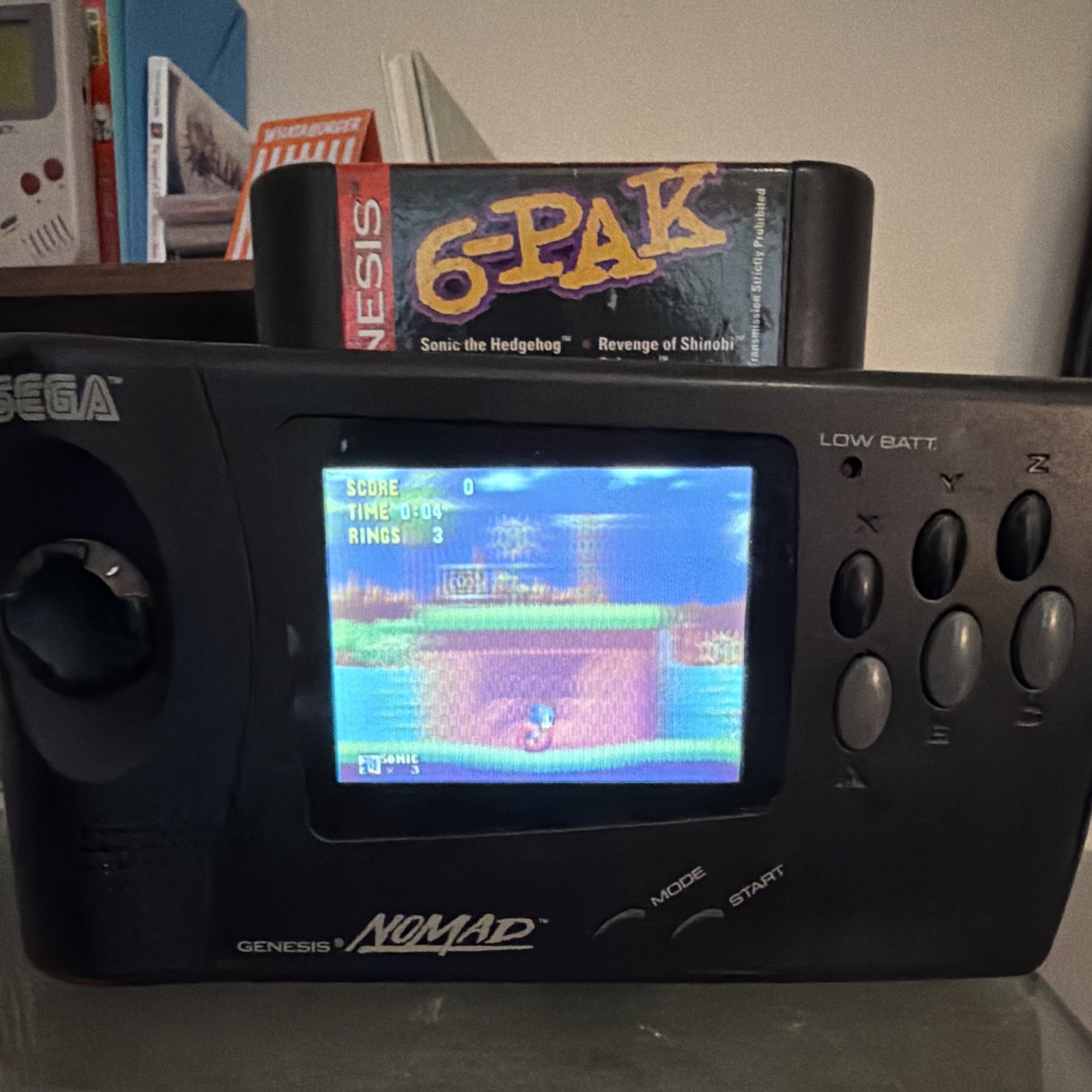 SEGA Genesis Nomad Handheld System Black MK-6100 NTSC-U/C (US/Canada)