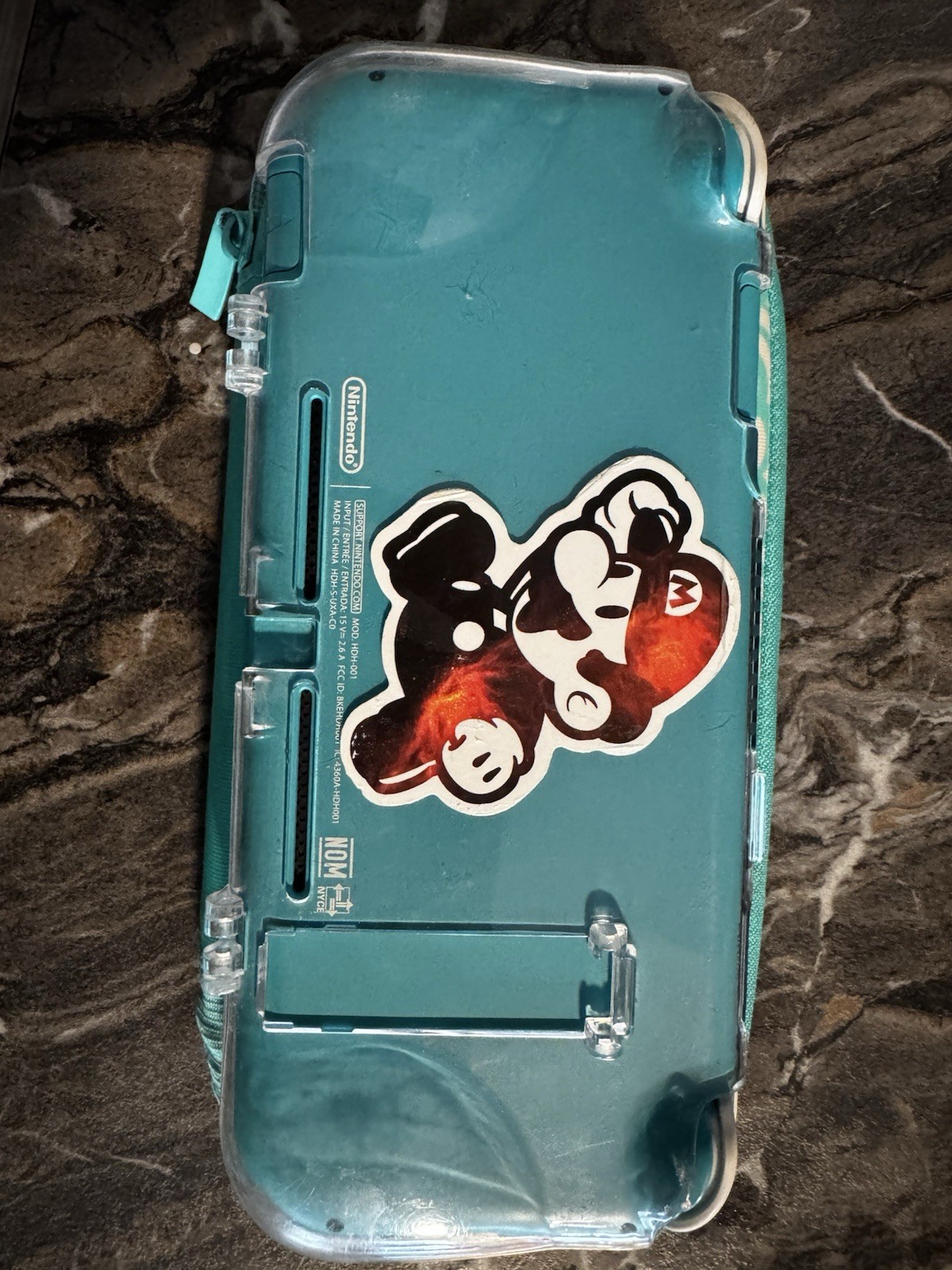 Nintendo switch lite With Plastic Cover, Case And Charger