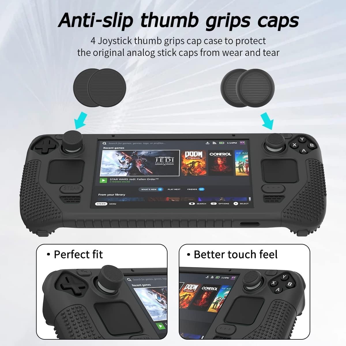 Waterproof Case for Steam Deck and OLED, Thickened Design for Maximum Protection