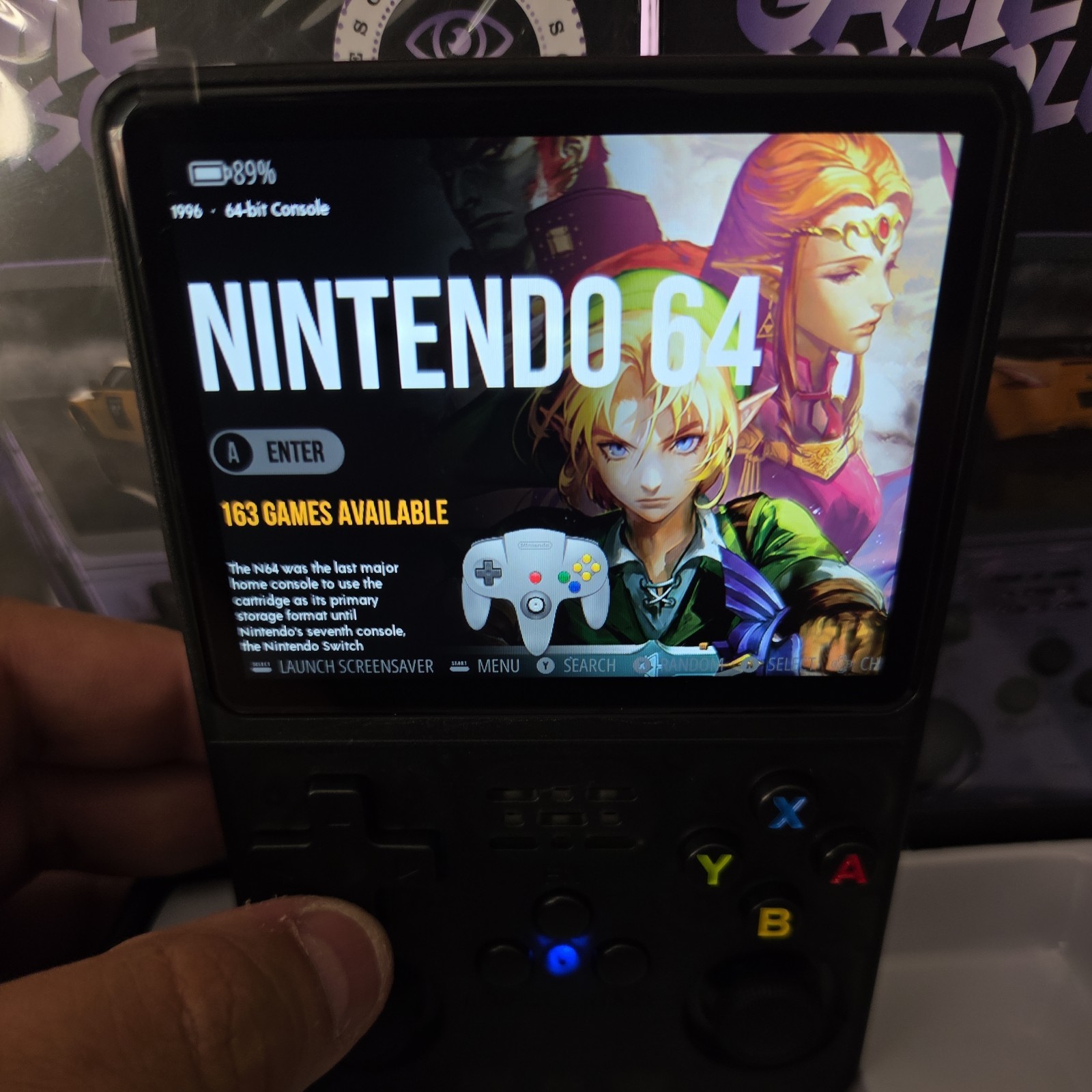 R36S Retro Handheld Game Console 22,000 Games 3.5 Inch IPS Screen – Random color