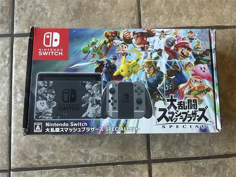 Nintendo Switch Super Smash Bros Ultimate JPN Edition Console + 256GB microSD