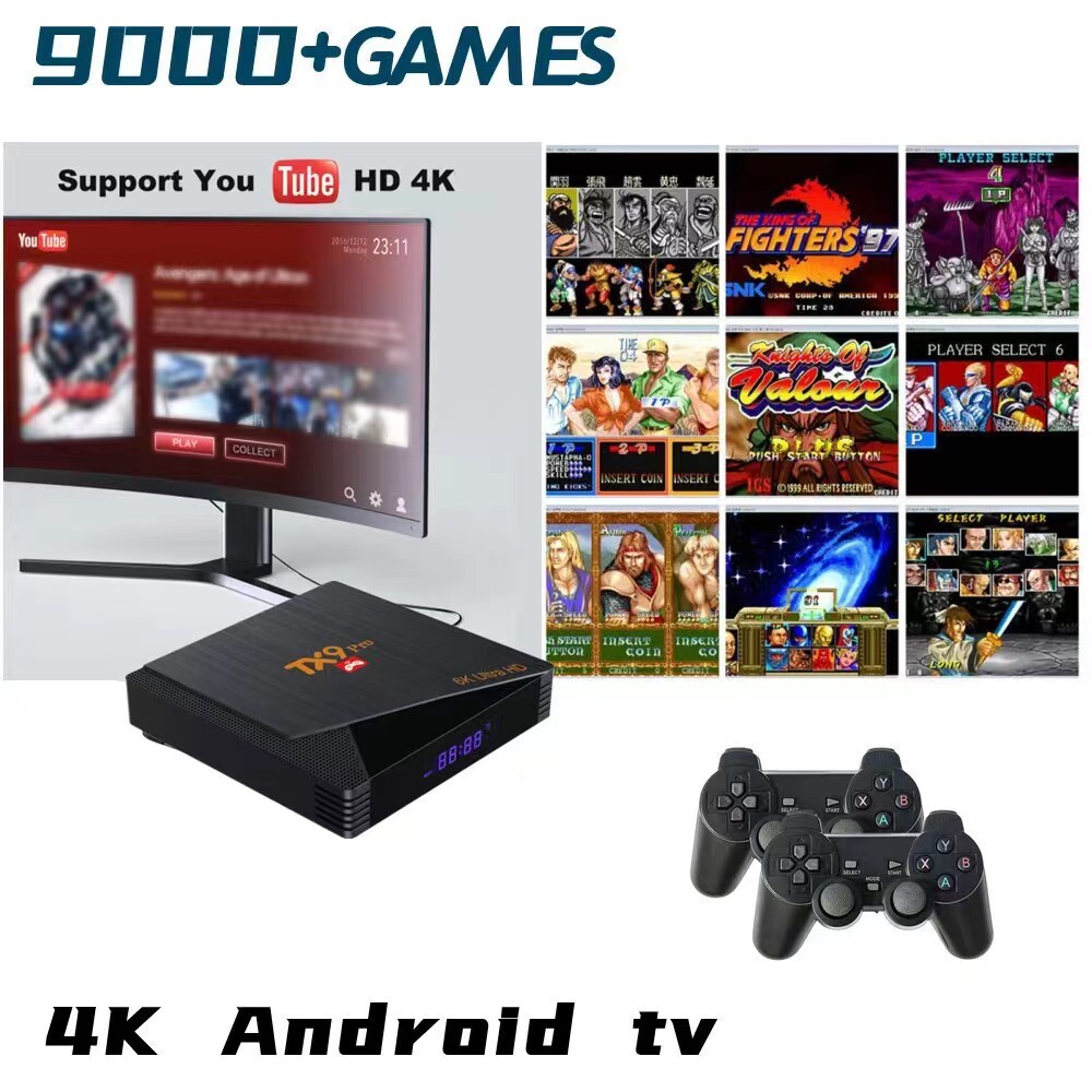 Smart TV Box & Game Box 9,000