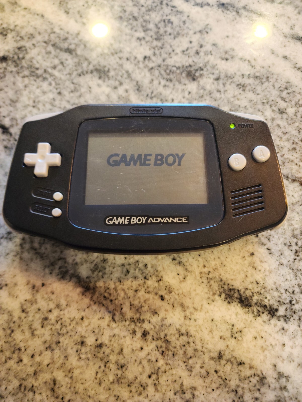 Nintendo Gameboy Advance Black Console AGB-001 Tested Working!