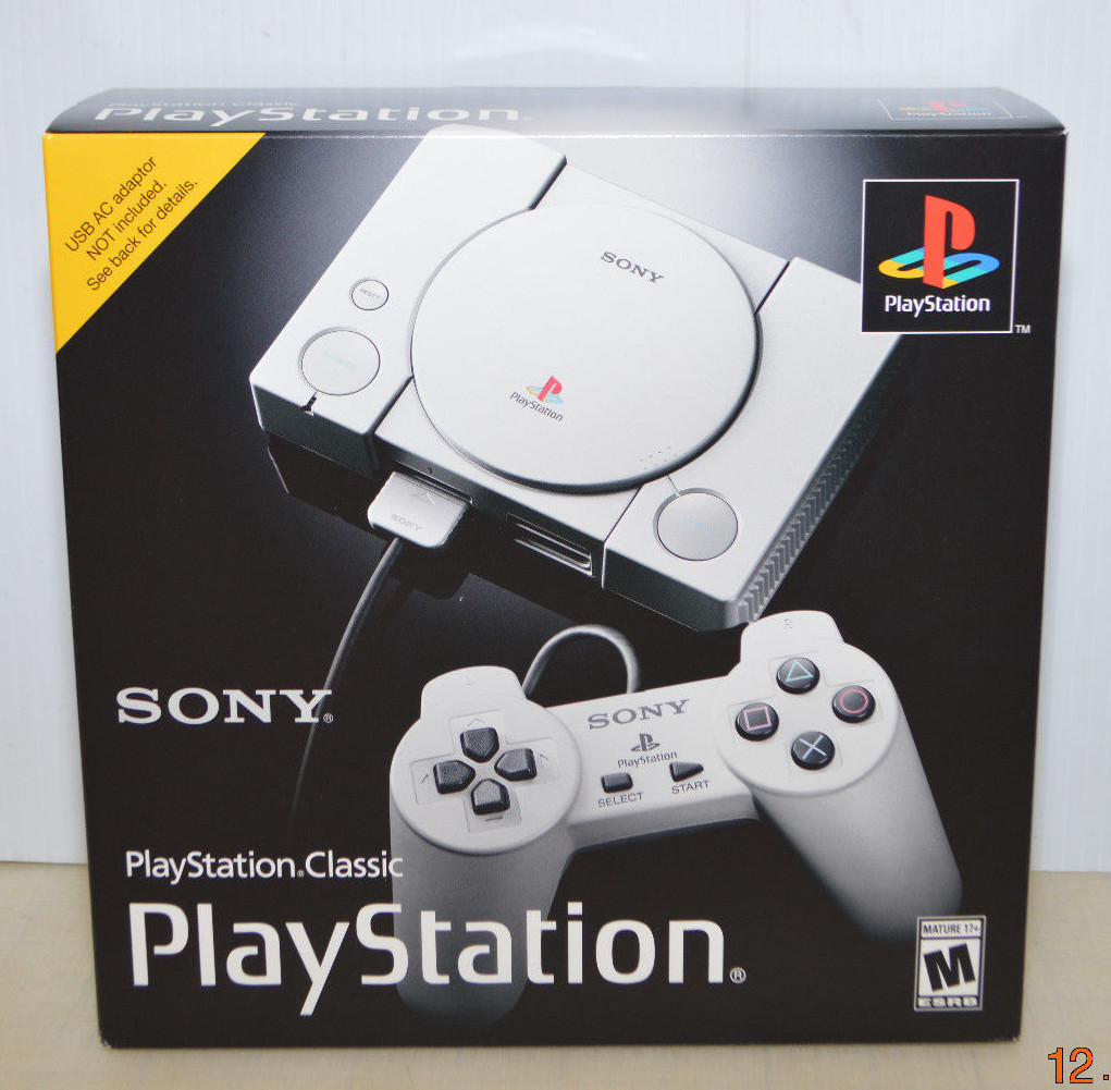 NEW! Sony Playstation Classic Console Mini w/ 20 classic Games – In Hand!