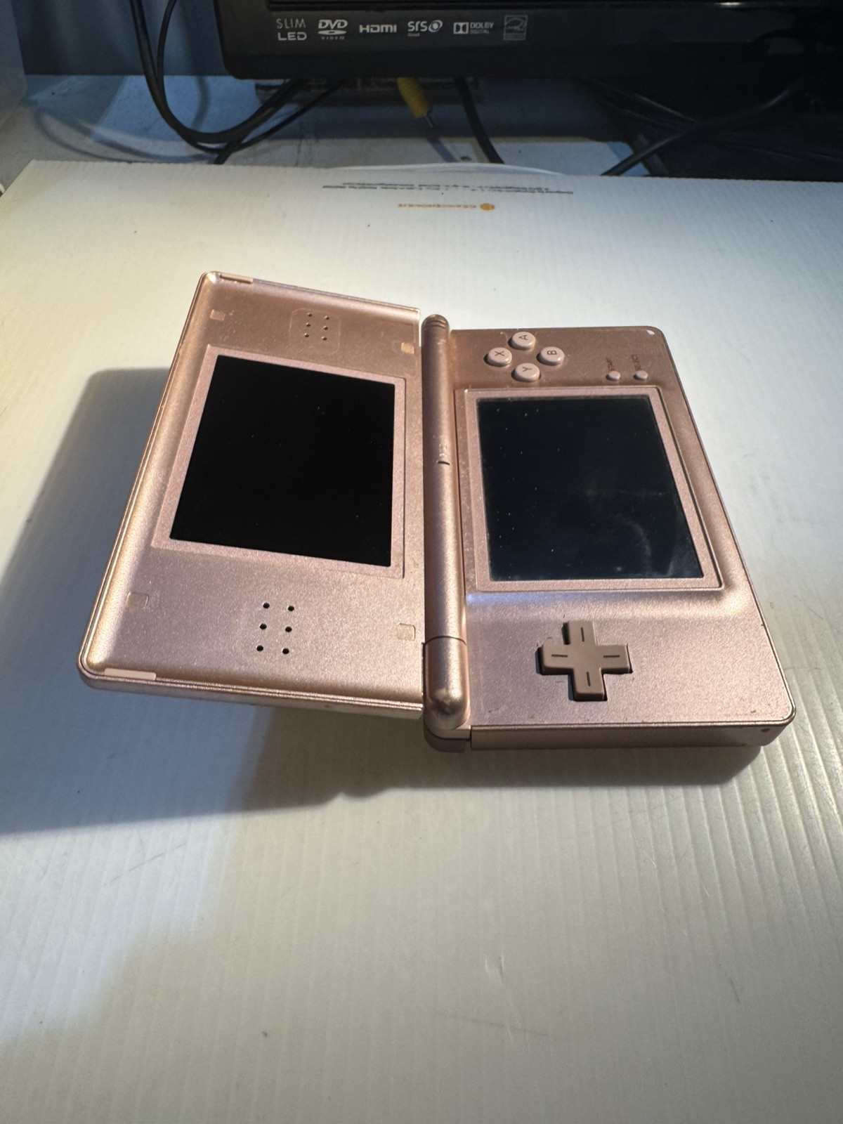Nintendo DS Lite Video Game Console – Metallic Rose – Charger Included