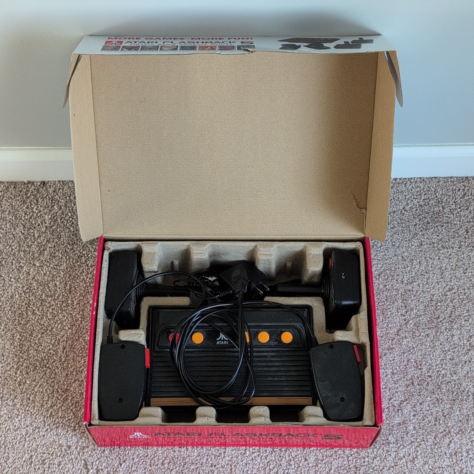 Atari Flashback 5 Centipede Edition 92 Games Wireless Controllers Paddles