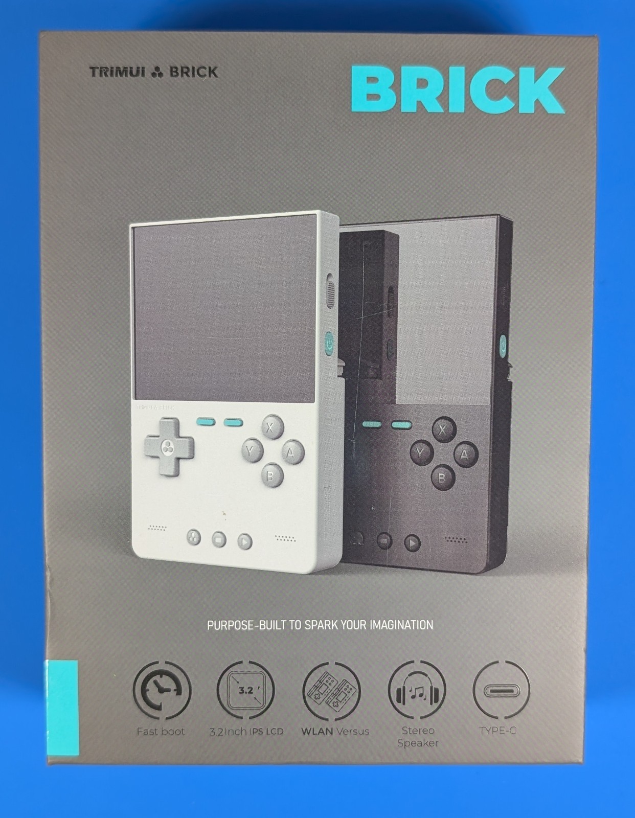 Trimui Smart Brick Game Console Purple 3.2” IPS Linux w/ 64 GB SD Card