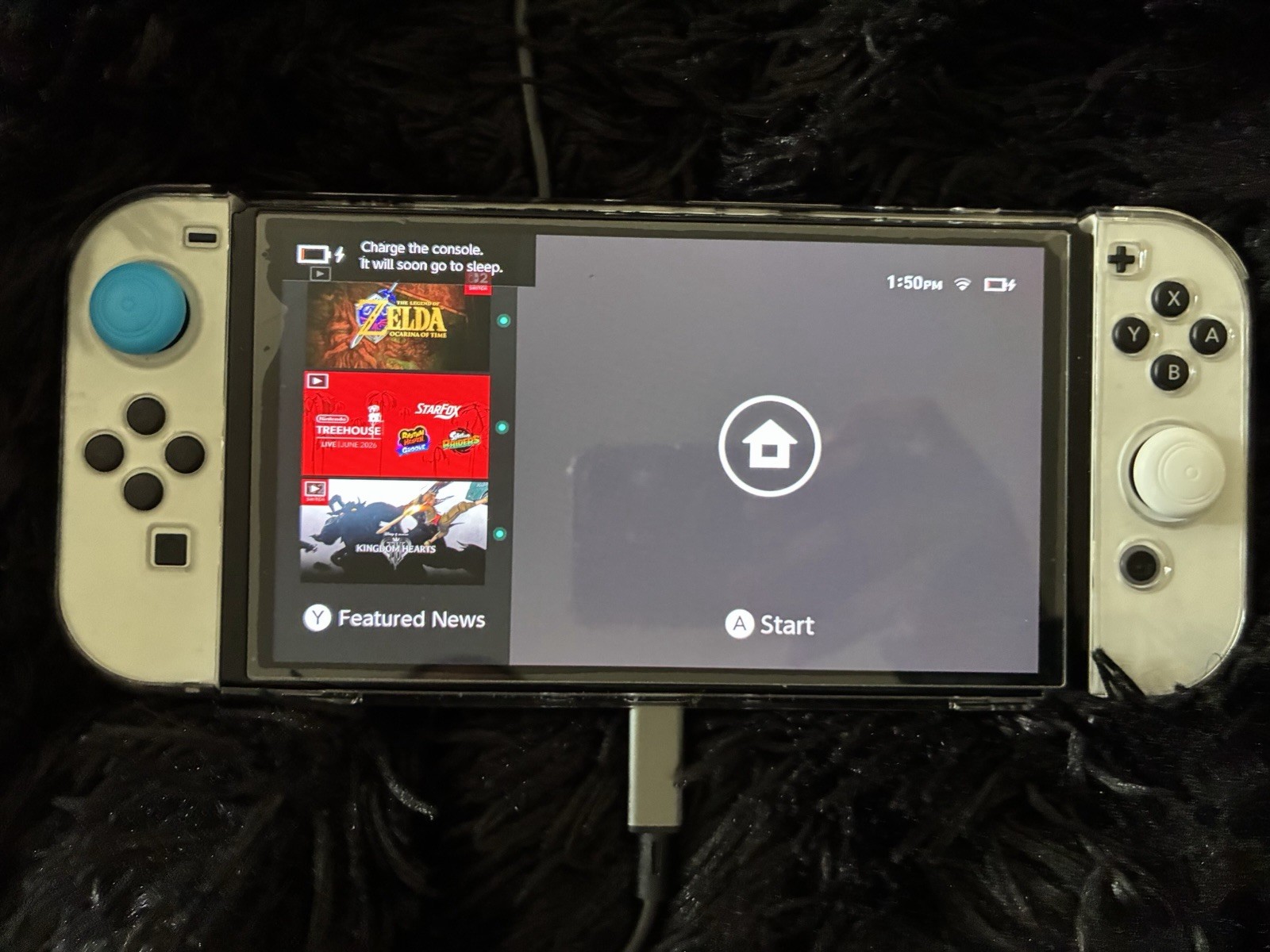 Nintendo Switch OLED White Console 64GB w/ Dock,128 SD Card, Adapter, + 2 Games