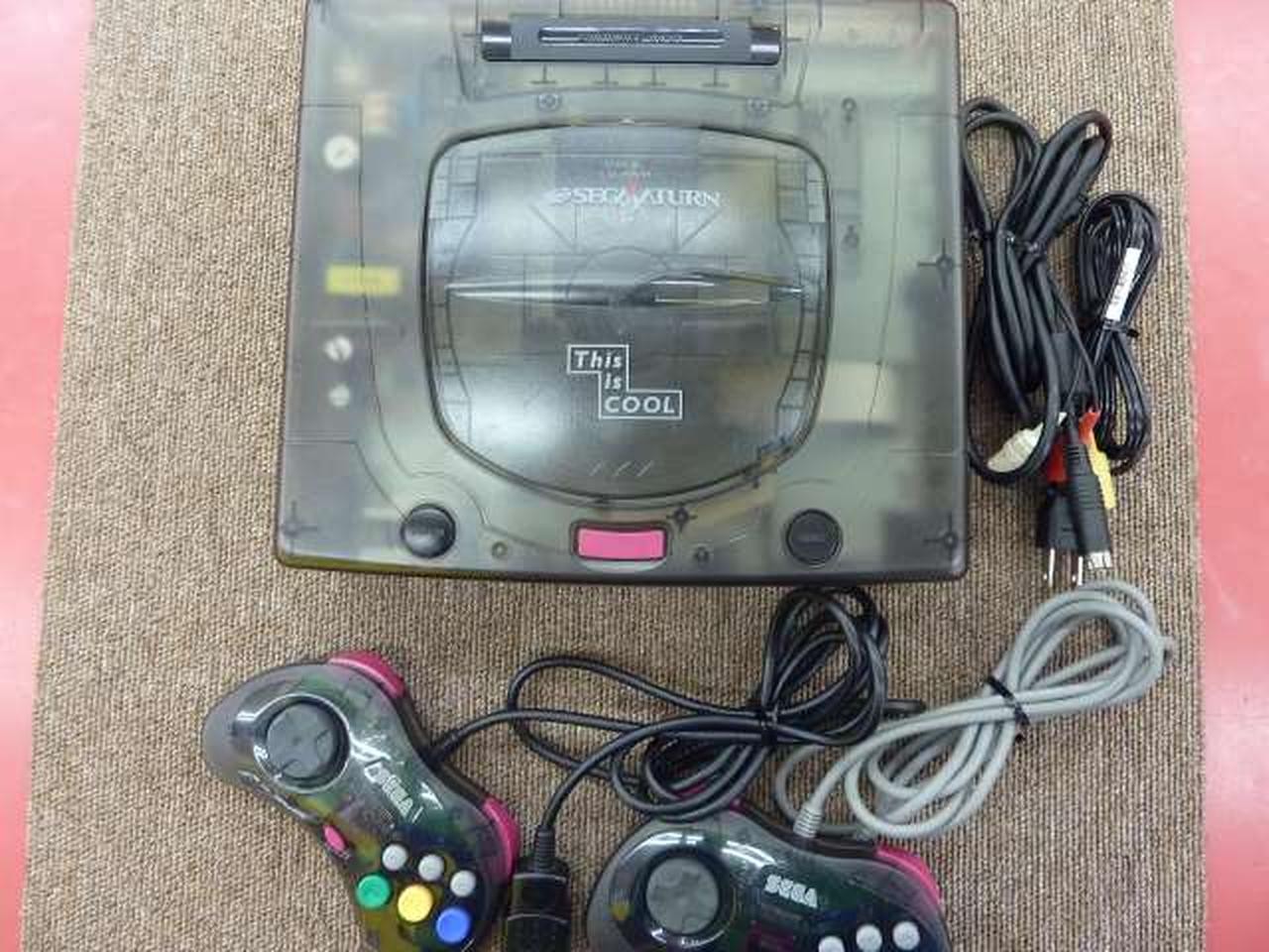 SEGA Saturn Skeleton Clear Console HST-3220 Limited 30000 Units Japan Rare