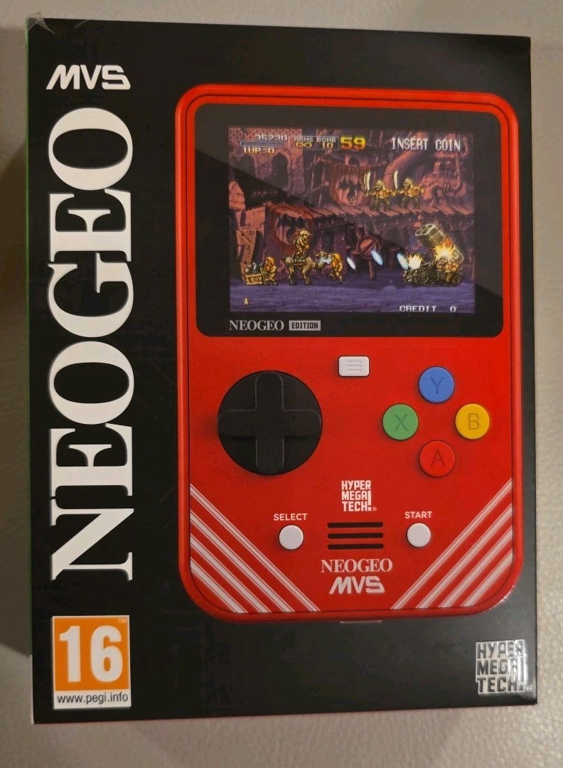 HyperMegaTech Evercade Super Pocket Neogeo MVS Limited Edition Sealed