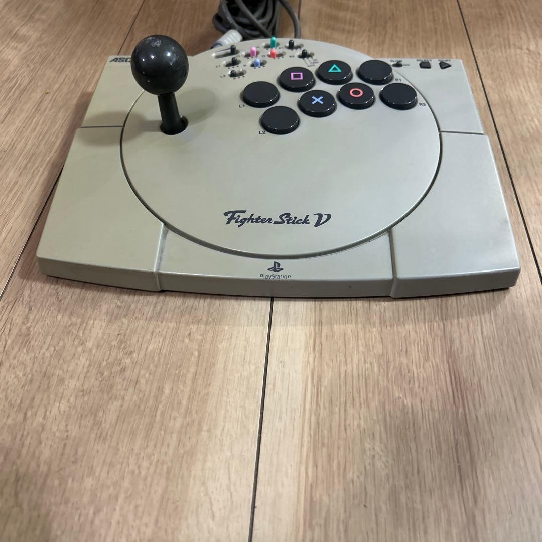 ASCII Fighter Stick V ASC-0501 J Arcade Joystick Controller Playstation PS1 2