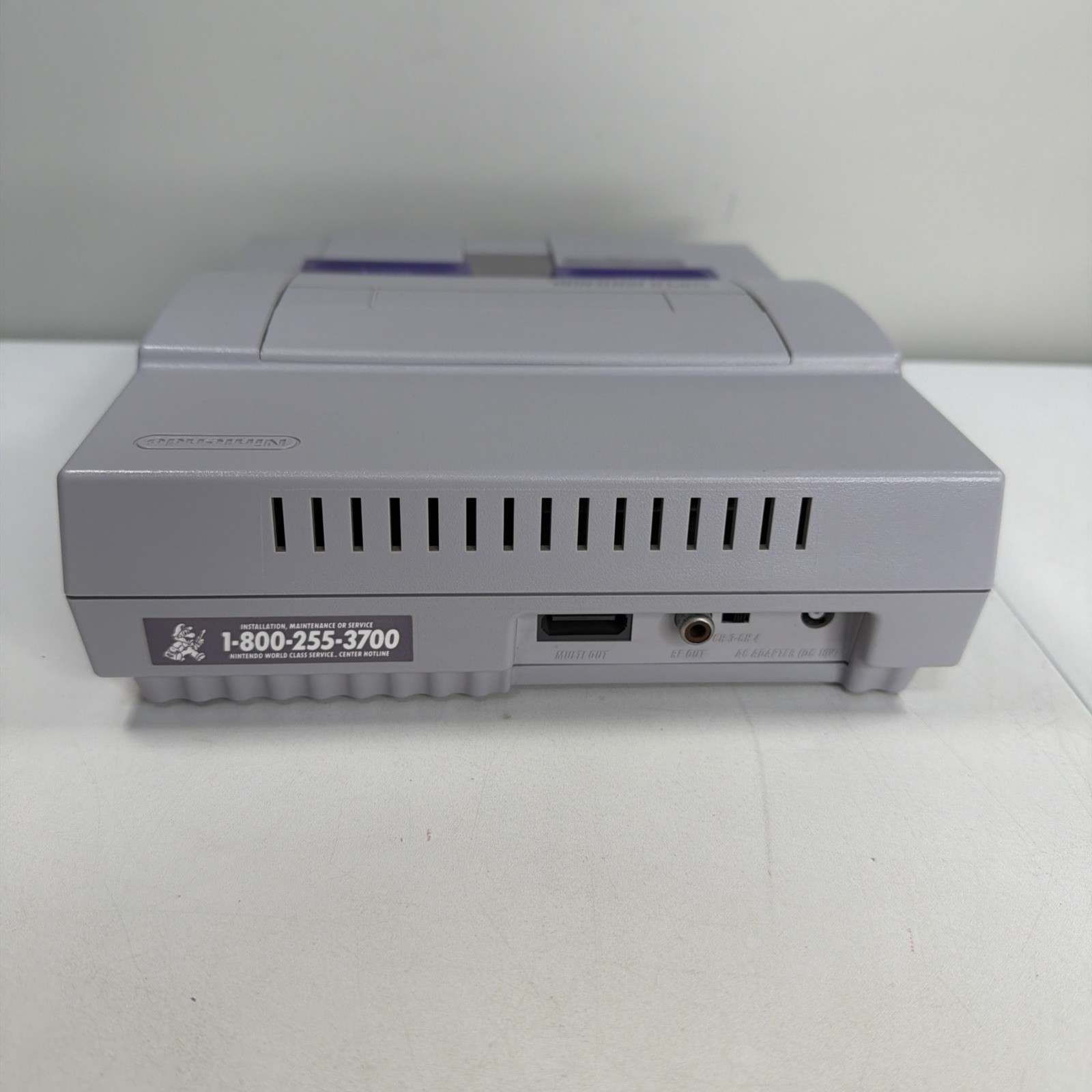 Nintendo SNES Console SNS-001 Bundle 2 Controllers Cables Tested