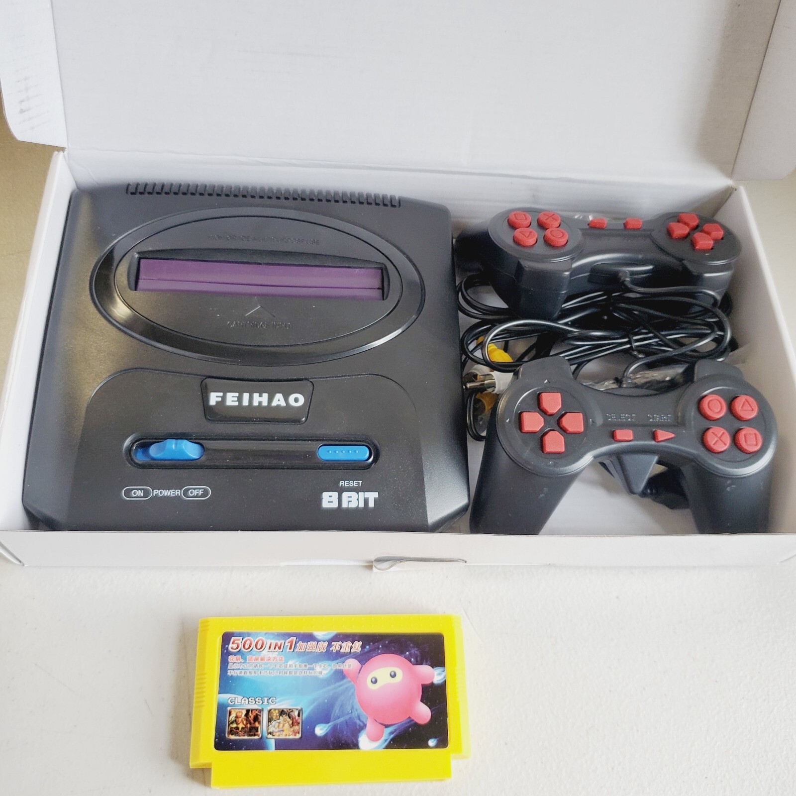 8 Bit Video Game Console 500 Games – Free Game Card – Classic FC ~ FH-012 US SHP
