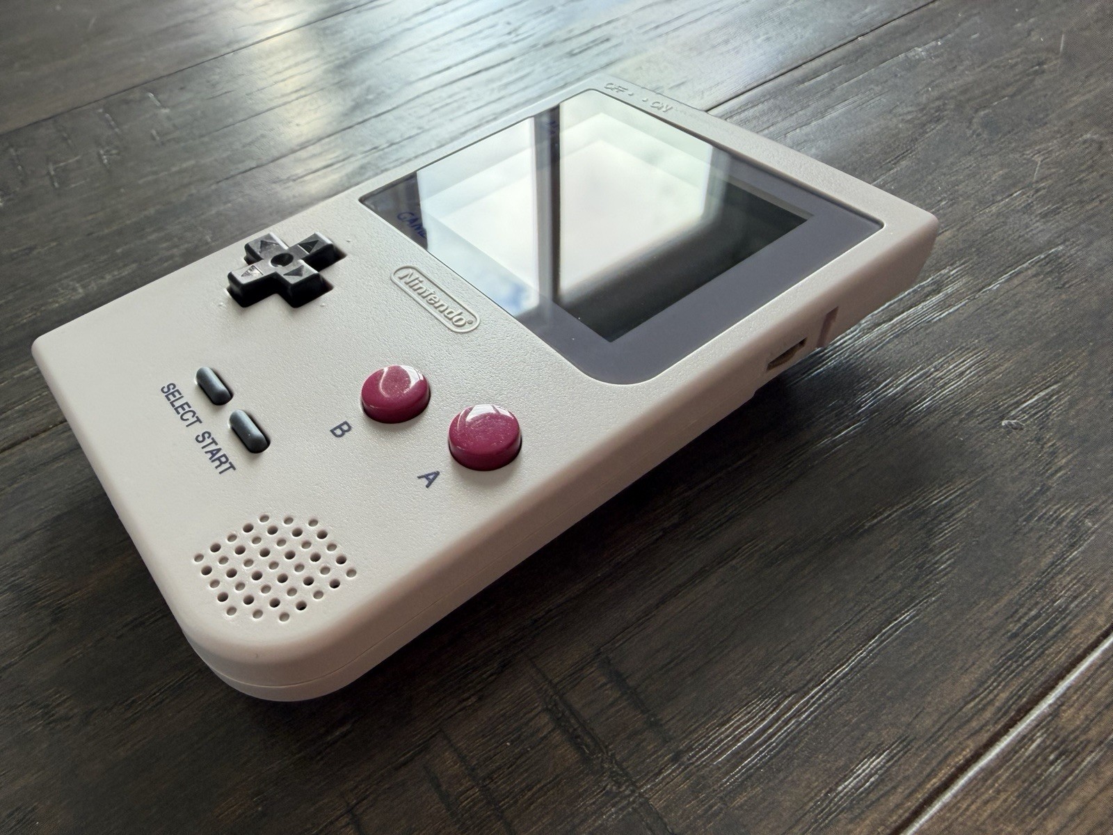 Gameboy Pocket GBP W/ IPS Q5 Backlight & New Shell & Rechargeable Battery – Gray