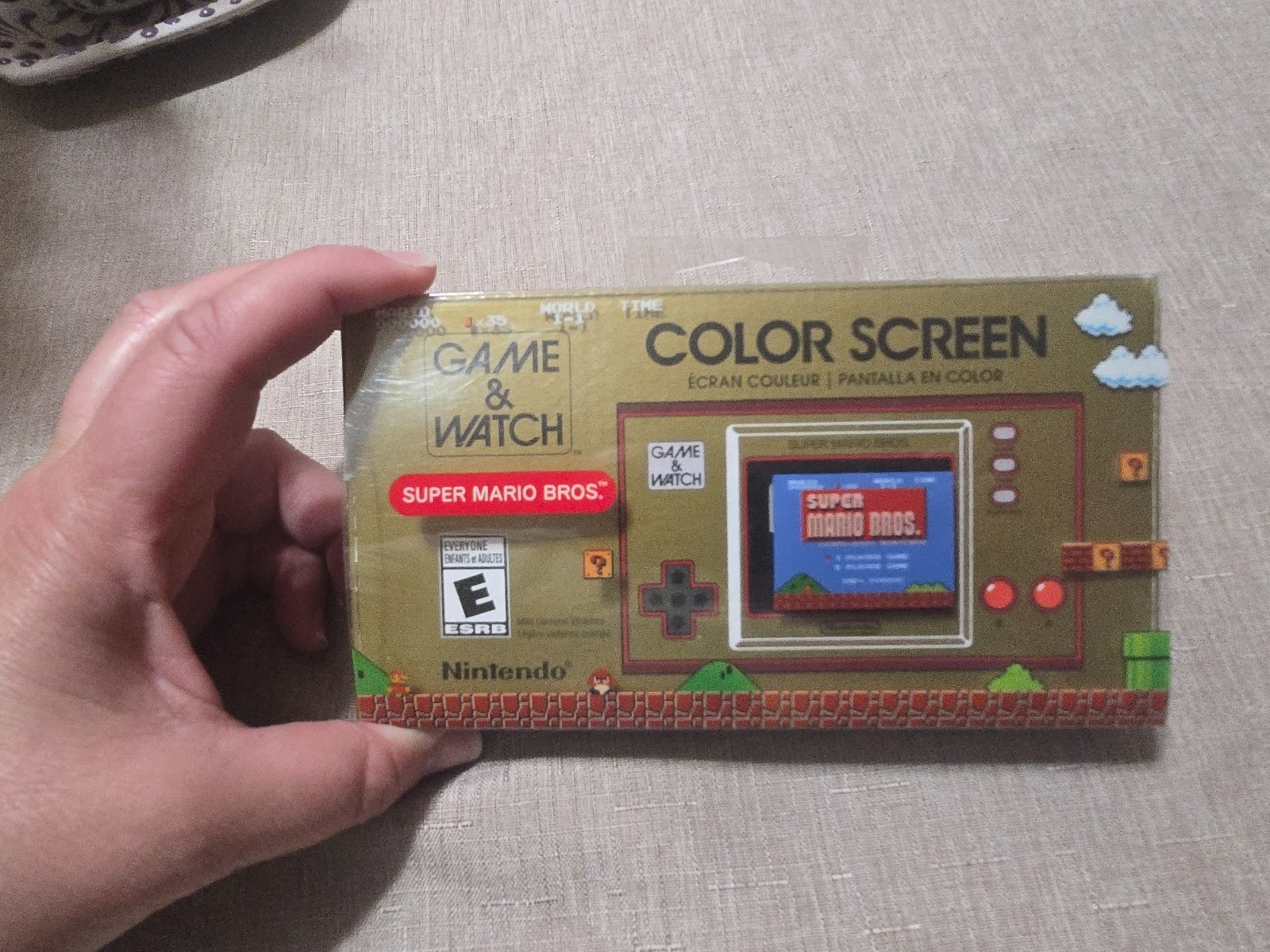 Nintendo Game and Watch Super Mario Bros Color Screen