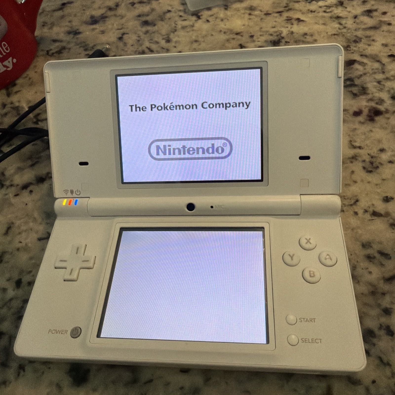 Nintendo DSi Handheld Game Console – White Clean Games Charger Stylus