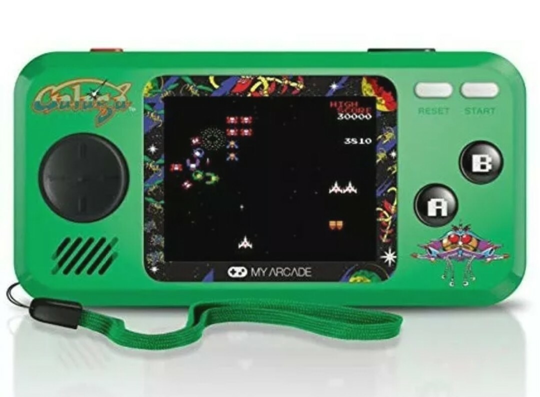 Pocket Player Large Full Screen My Arcade 3244 Handheld Game Console – Green