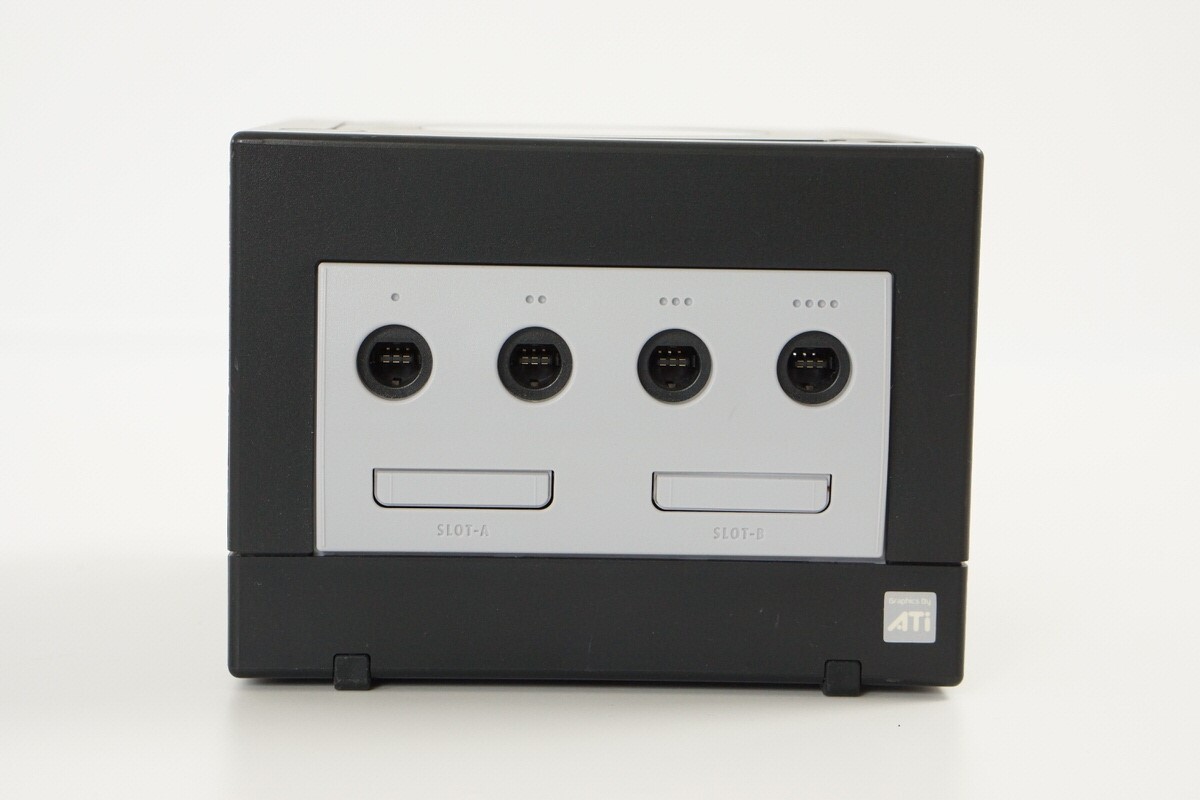 Gamecube Black Console System Enjoy Plus DOL-001 JP For Japan Game CD DN12589033