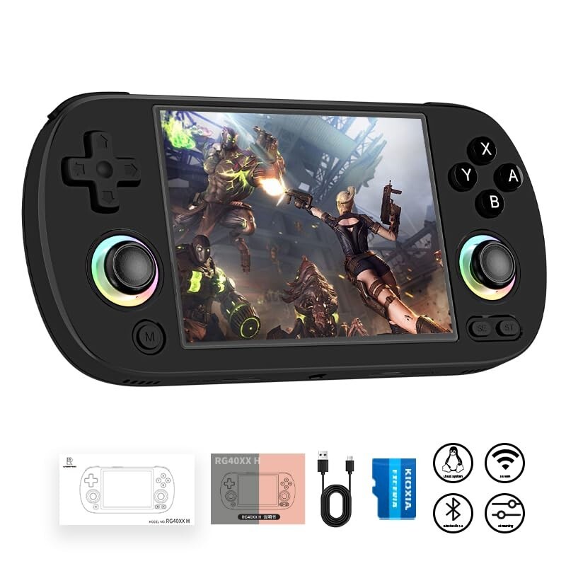 Ayhgicxt RG40XX H Retro Handheld Game Console RG40XXH emulator