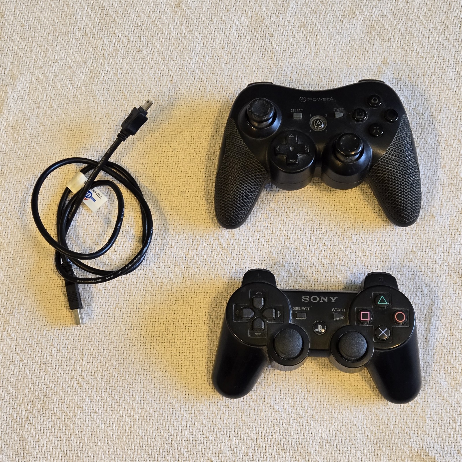 Sony PlayStation 3 Slim Bundle 5 Games, 2 Controls, Move Camera /Controls TESTED