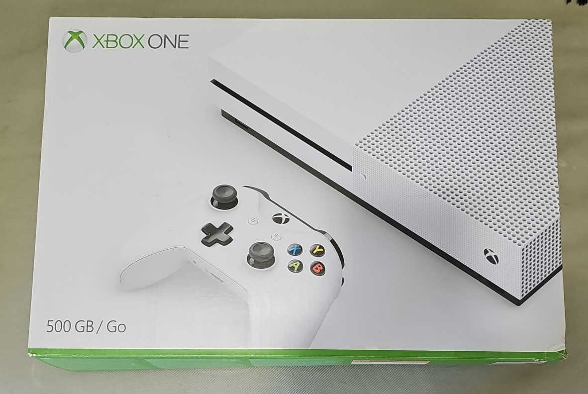 Microsoft Xbox One S 500GB Video Game Console – White (ZQ9-00001)