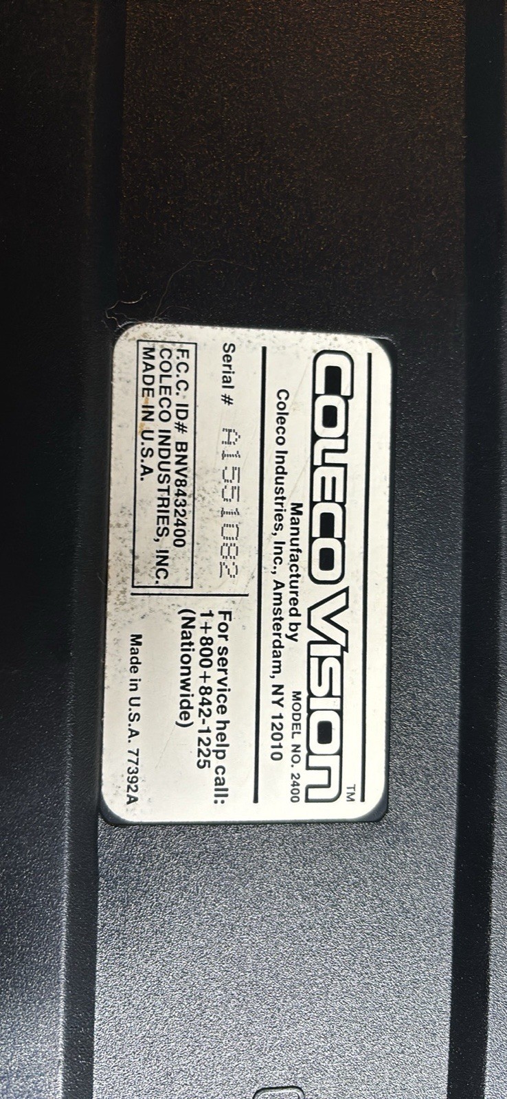 Coleco ColecoVision Console with Games and Manuel’s Original Stereo Foam Box
