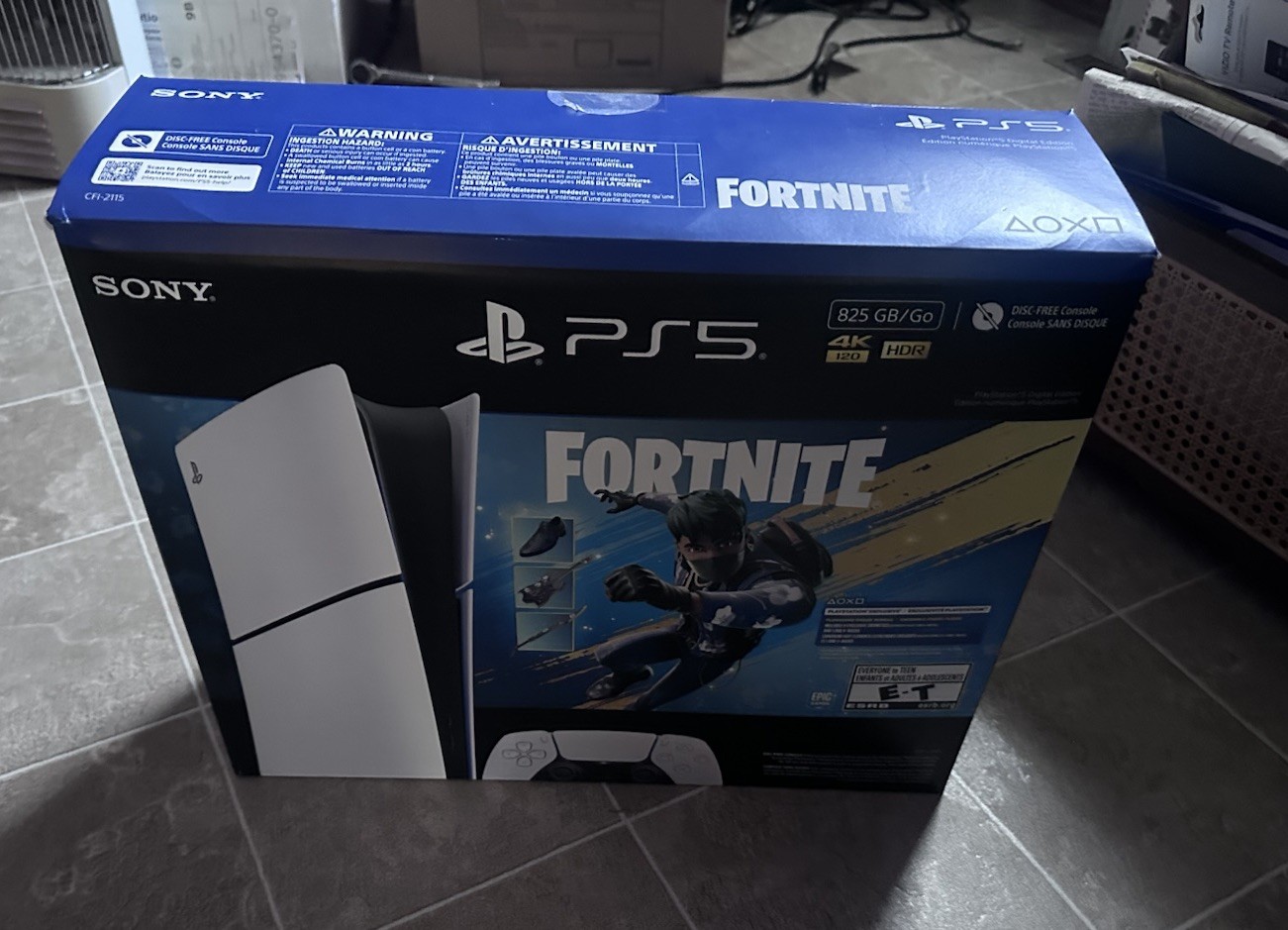 PlayStation 5 Digital Edition 825 GB Fortnite Flowering Chaos Bundle Adult Owned
