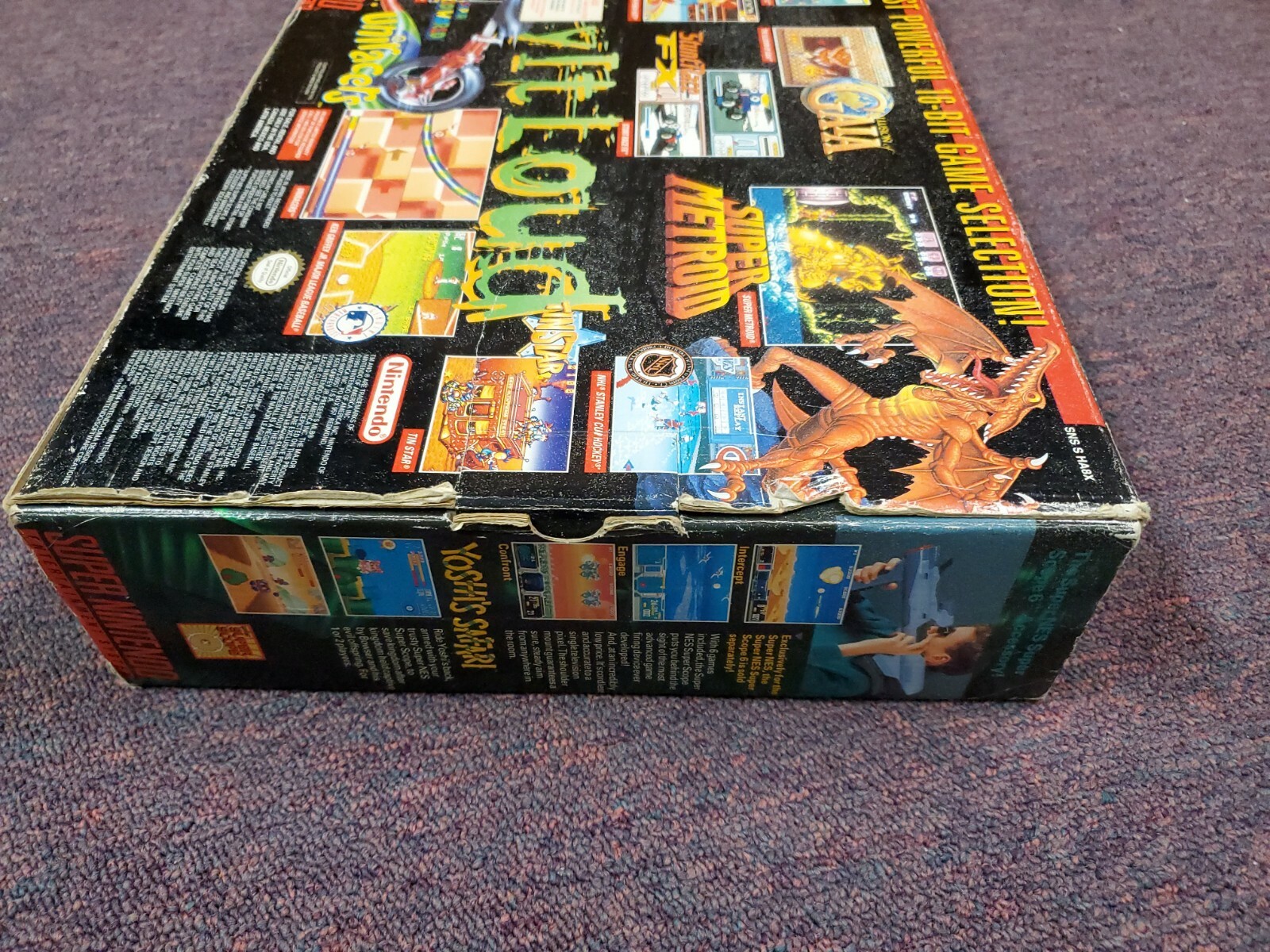 Super Nintendo Entertainment System Super Donkey Kong Console SNES (Works Well)
