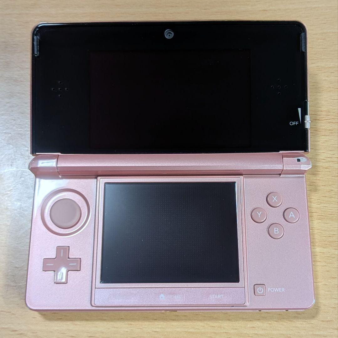 Nintendo 3DS Misty Pink Console CTR-001 Japan Tested w/ USB Charger SD