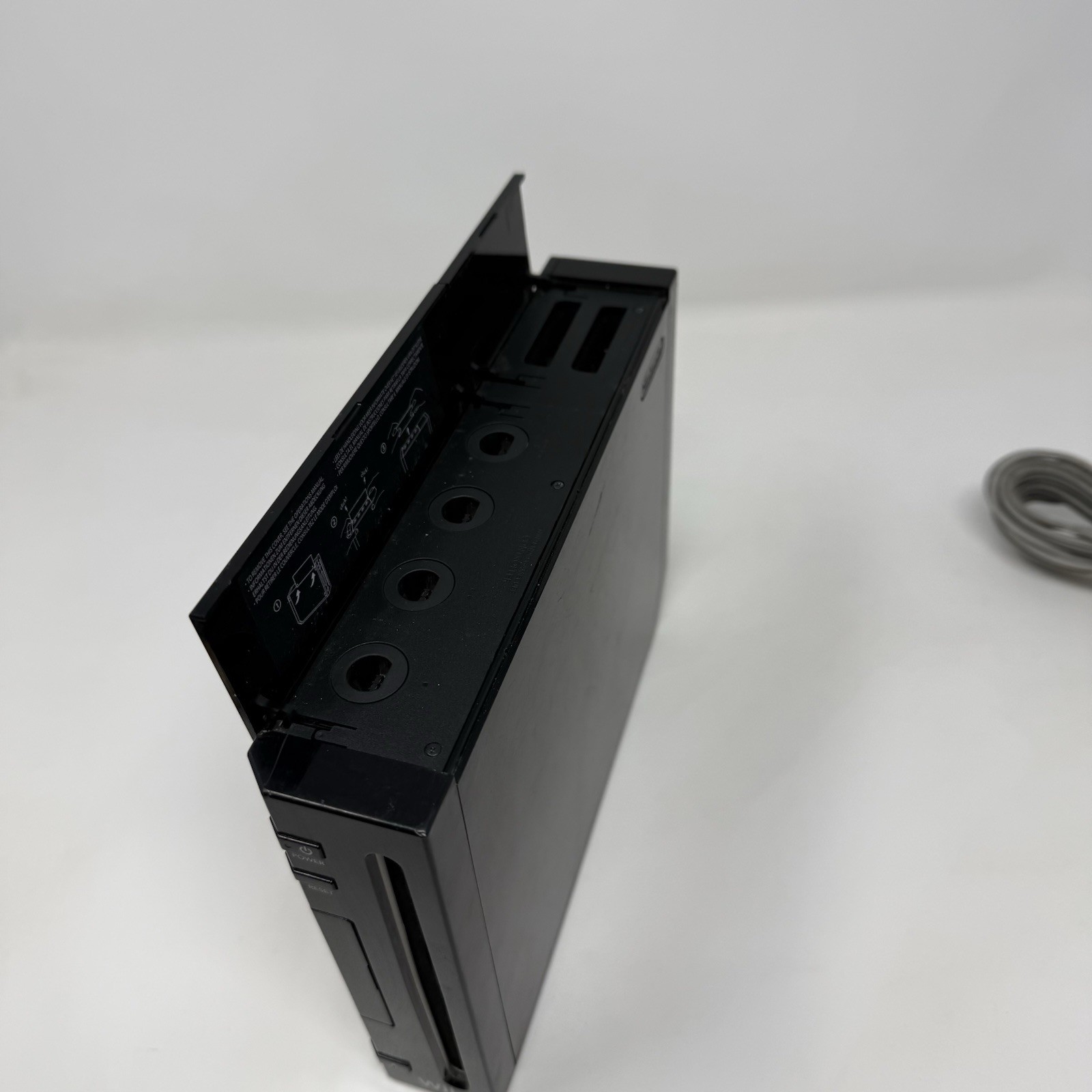 Nintendo Wii Video Game Console RVL-101 Black Cables, Remotes Tested And Working