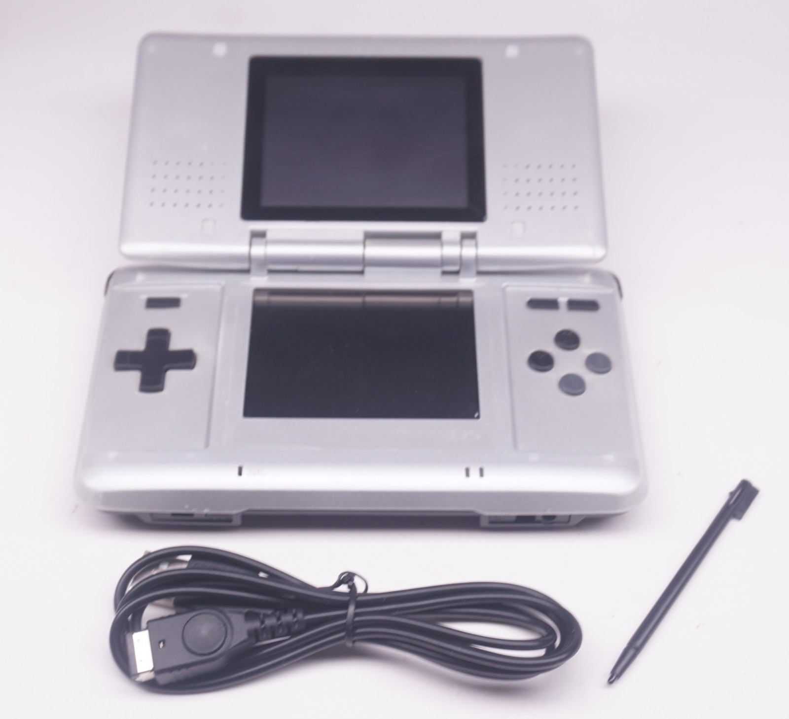 Nintendo DS Original Platinum Silver Handheld Console Refurbished New LCD Screen