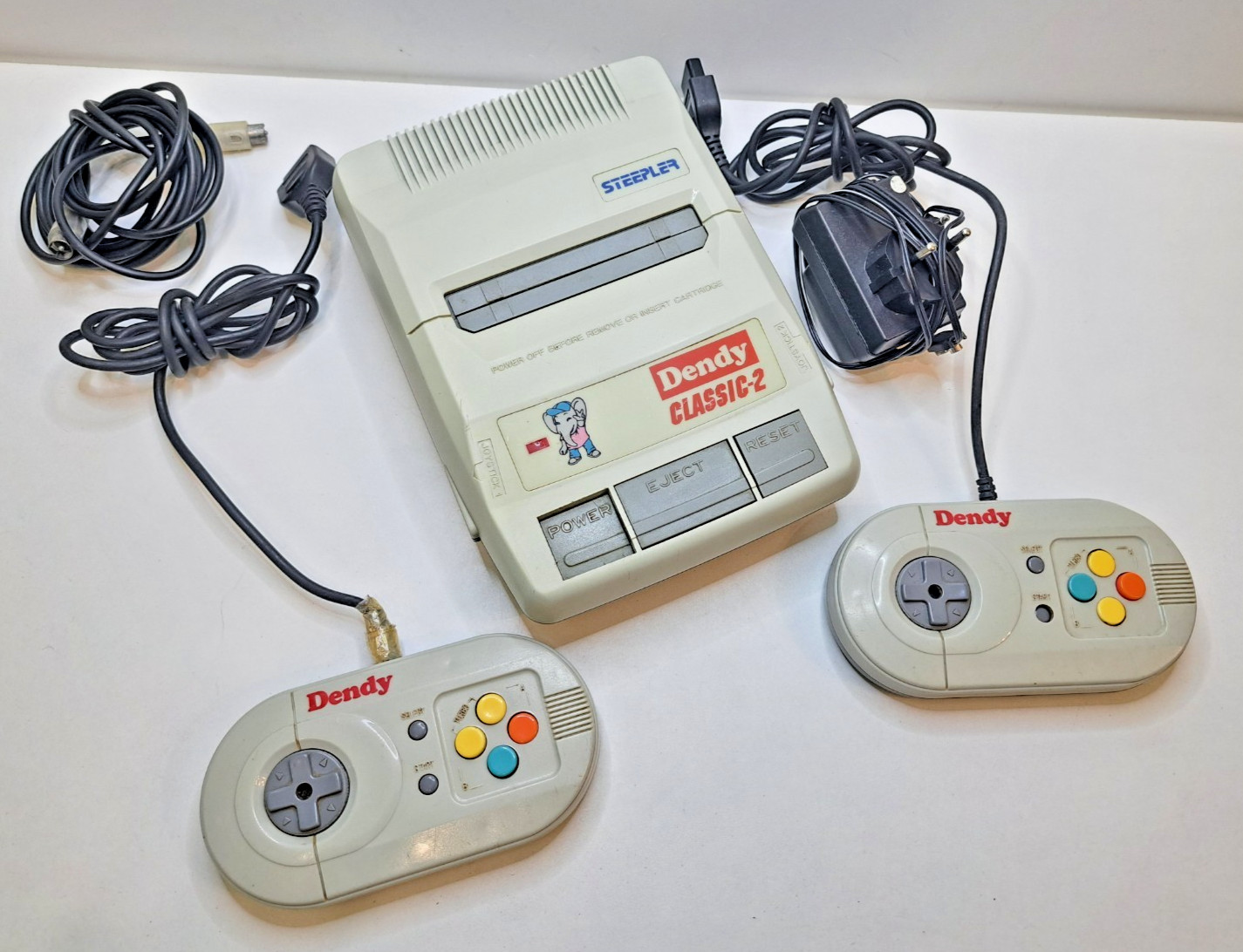 Vintage Dendy Classic 2 Clochers 8-bit Game Console Sold as non-working