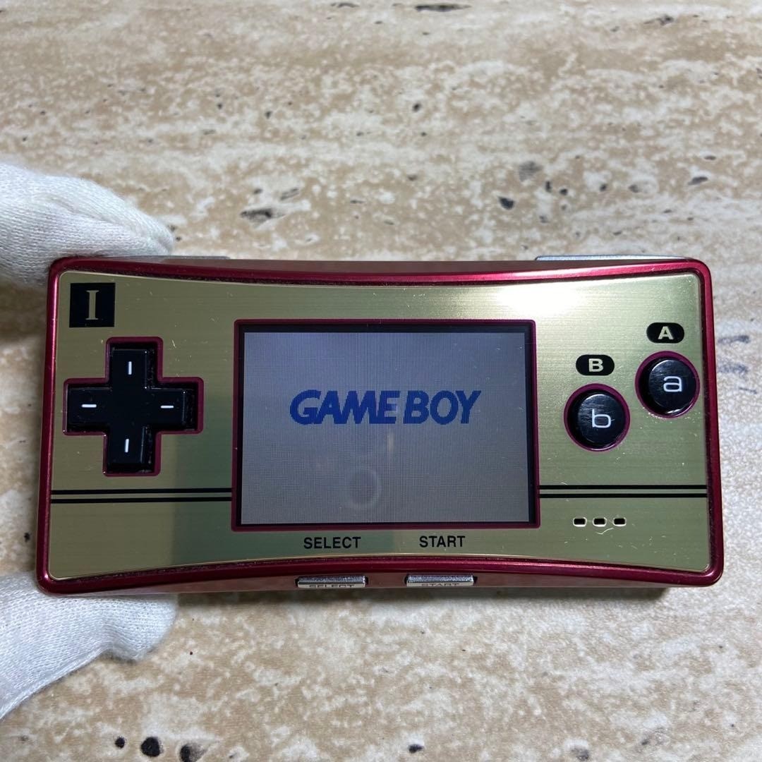 Nintendo Game Boy Micro Famicom Version Console Charger Included Excellent 6996
