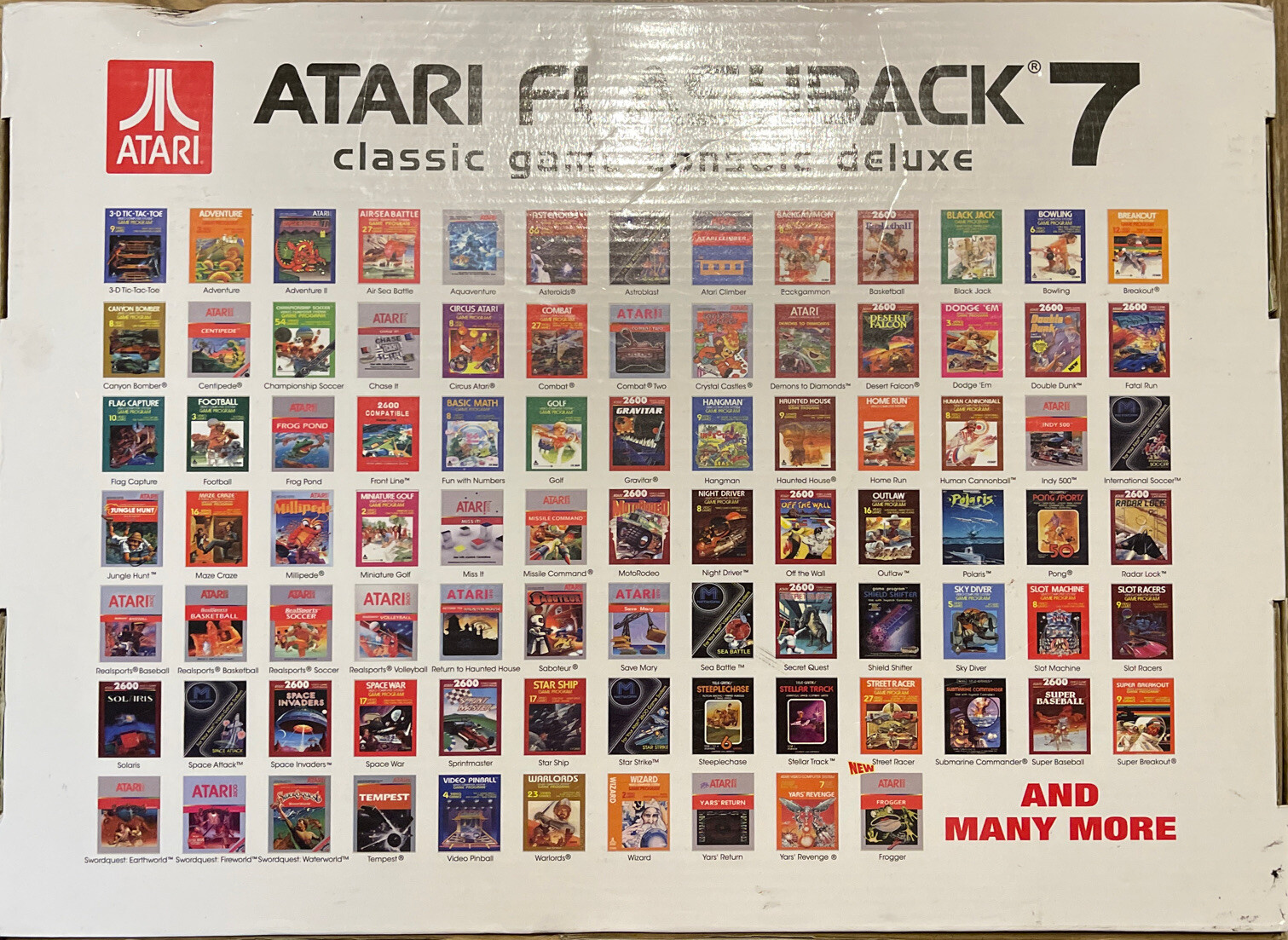 Atari Flashback 7 Classic Game Console Deluxe 101 Games