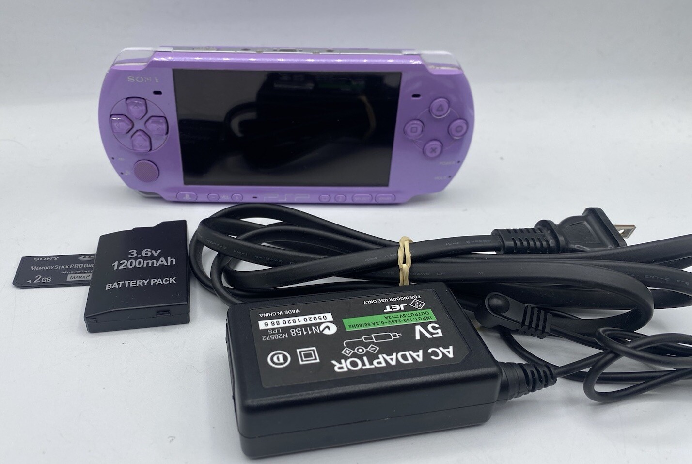 Sony PlayStation Handheld PSP Hannah Montana Edition Lilac – PSP-3001 Read Below