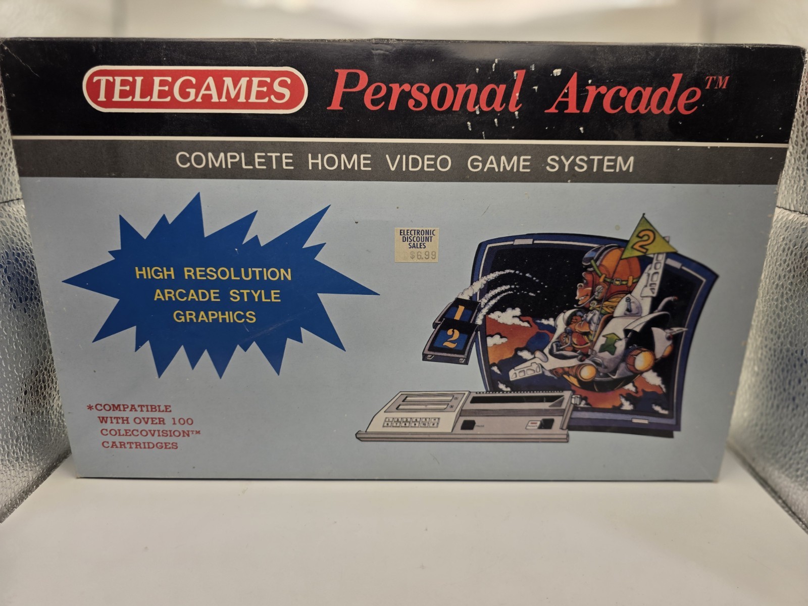 NTSC DINA 2 in 1 Telegames Personal Arcade Colecovision Sega NIB NOS