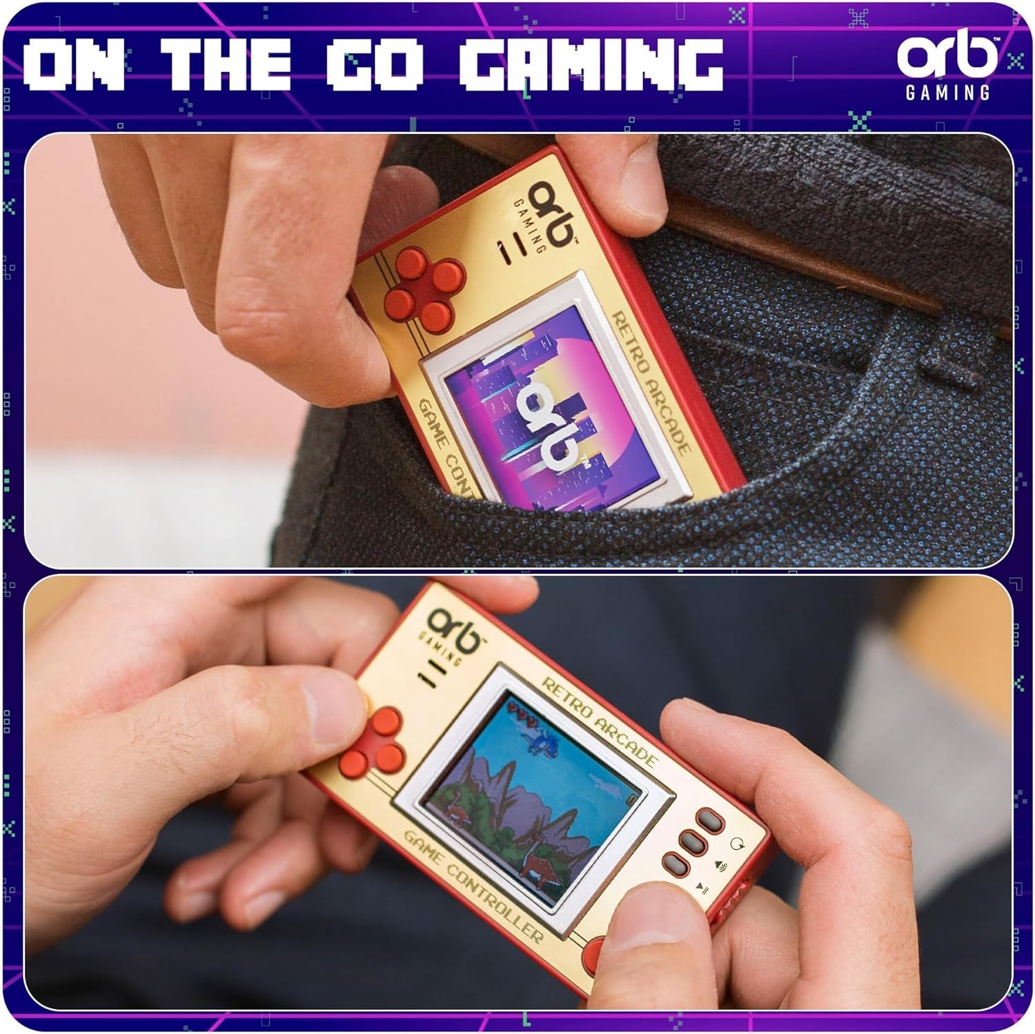 Immersive Retro Gaming Experience – Mini Console with 150 Built-in Games