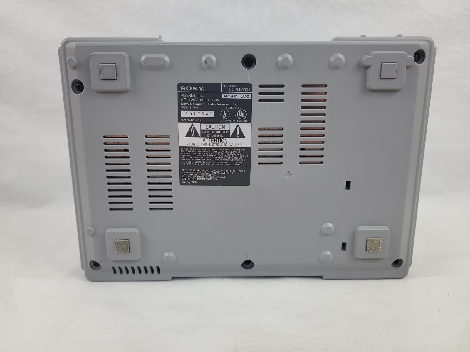 Sony PlayStation 1 Console Only SCPH-5501 Tested and Working