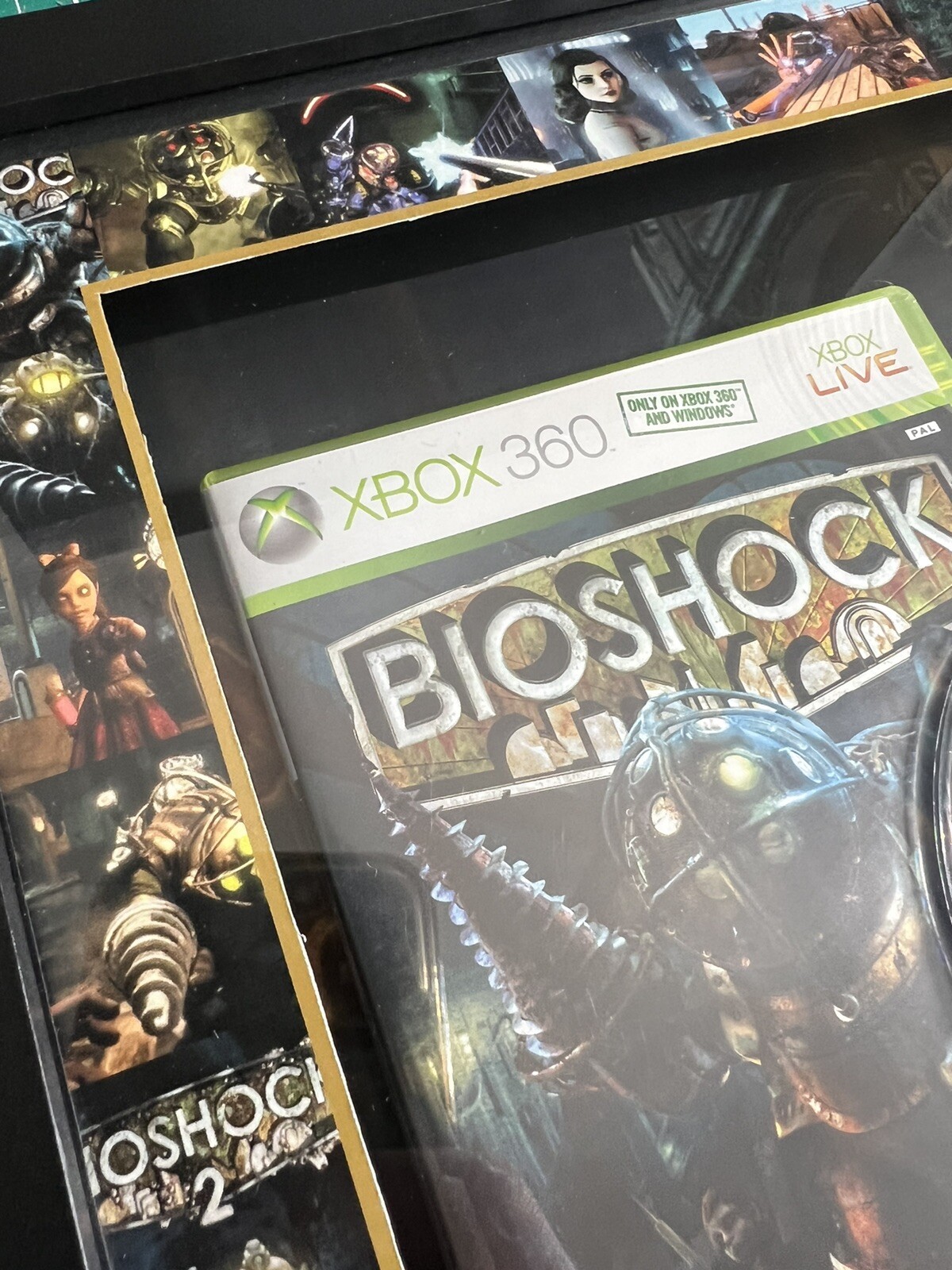 Xbox 360 Bioshock Game Framed Tech Art