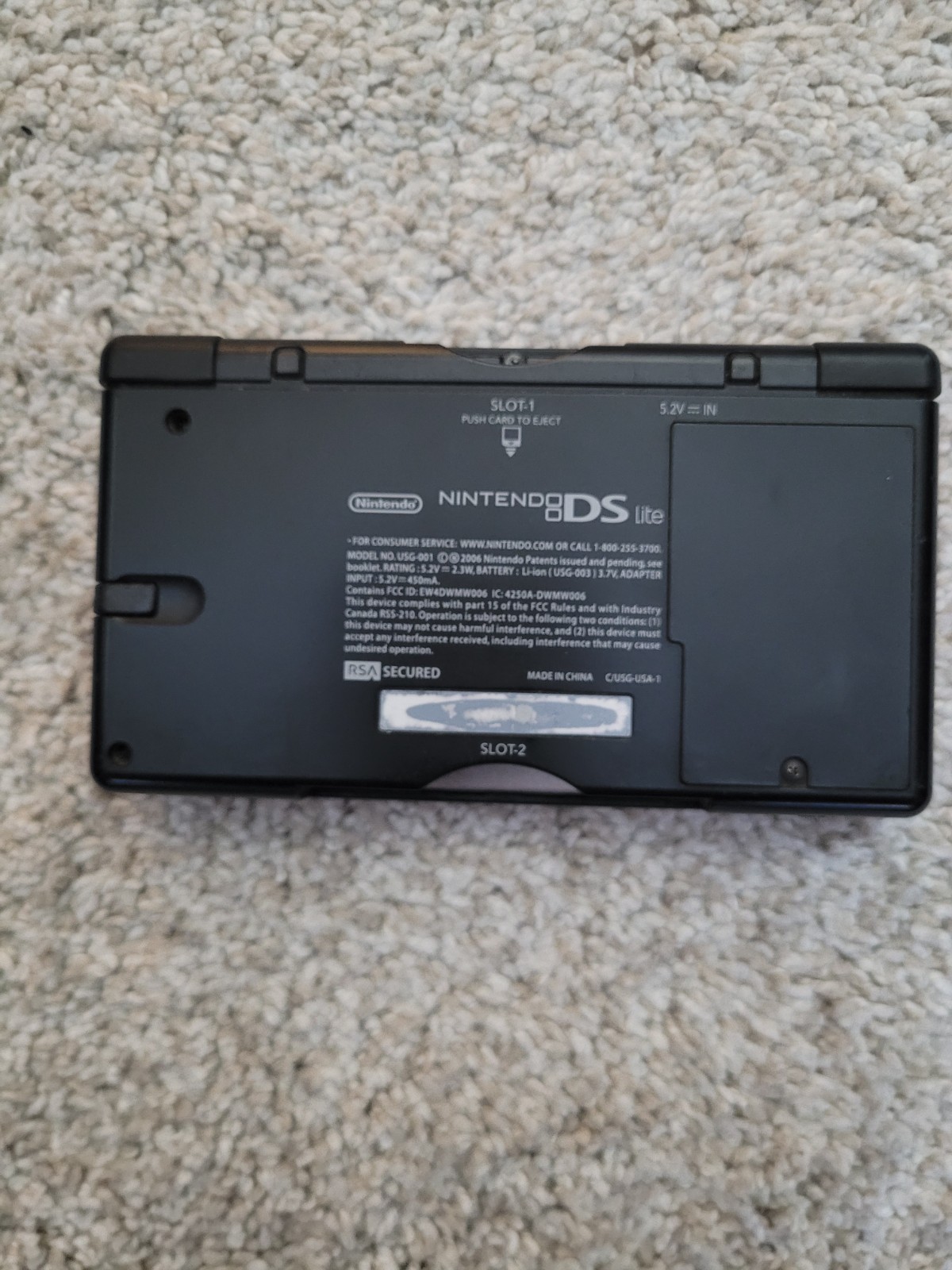 Nintendo DS Lite Crimson Handheld System – Red/Black