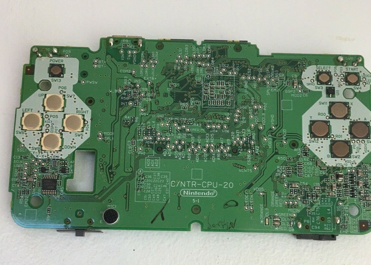 Nintendo DS NTR-001 CPU-20 Motherboard Main Board Only – Tested Working