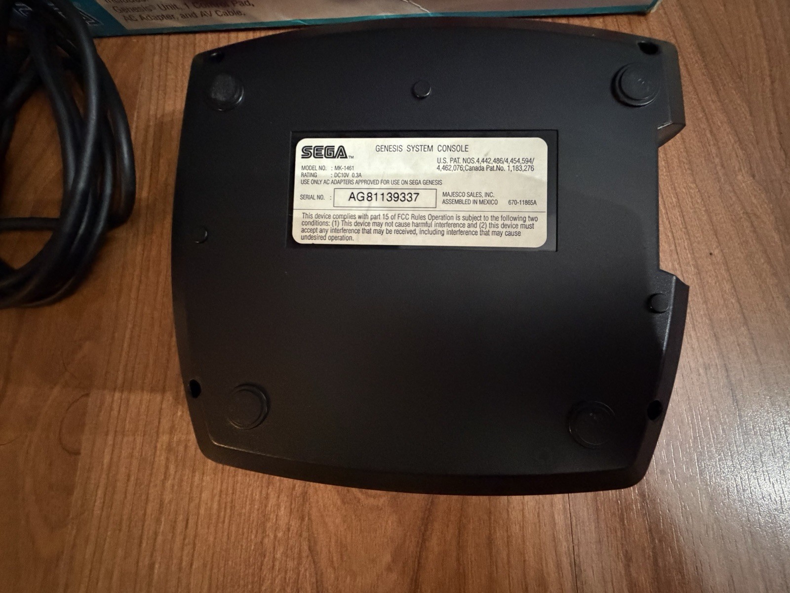 Sega Genesis III Model 3 Console Core System – Tested, come in box! No manual.